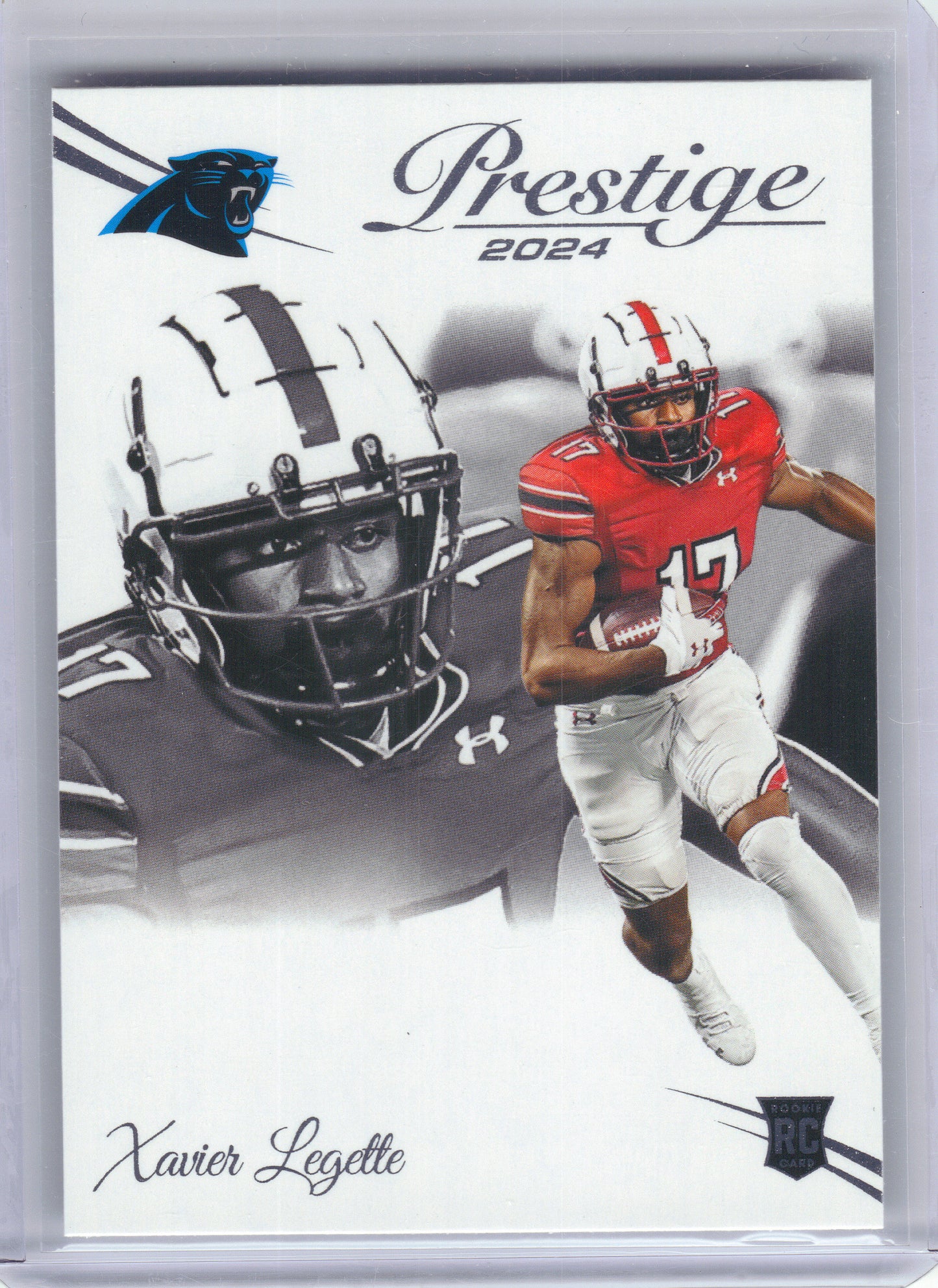 2024 Panini Prestige #334 Xavier Legette Carolina Panthers RC