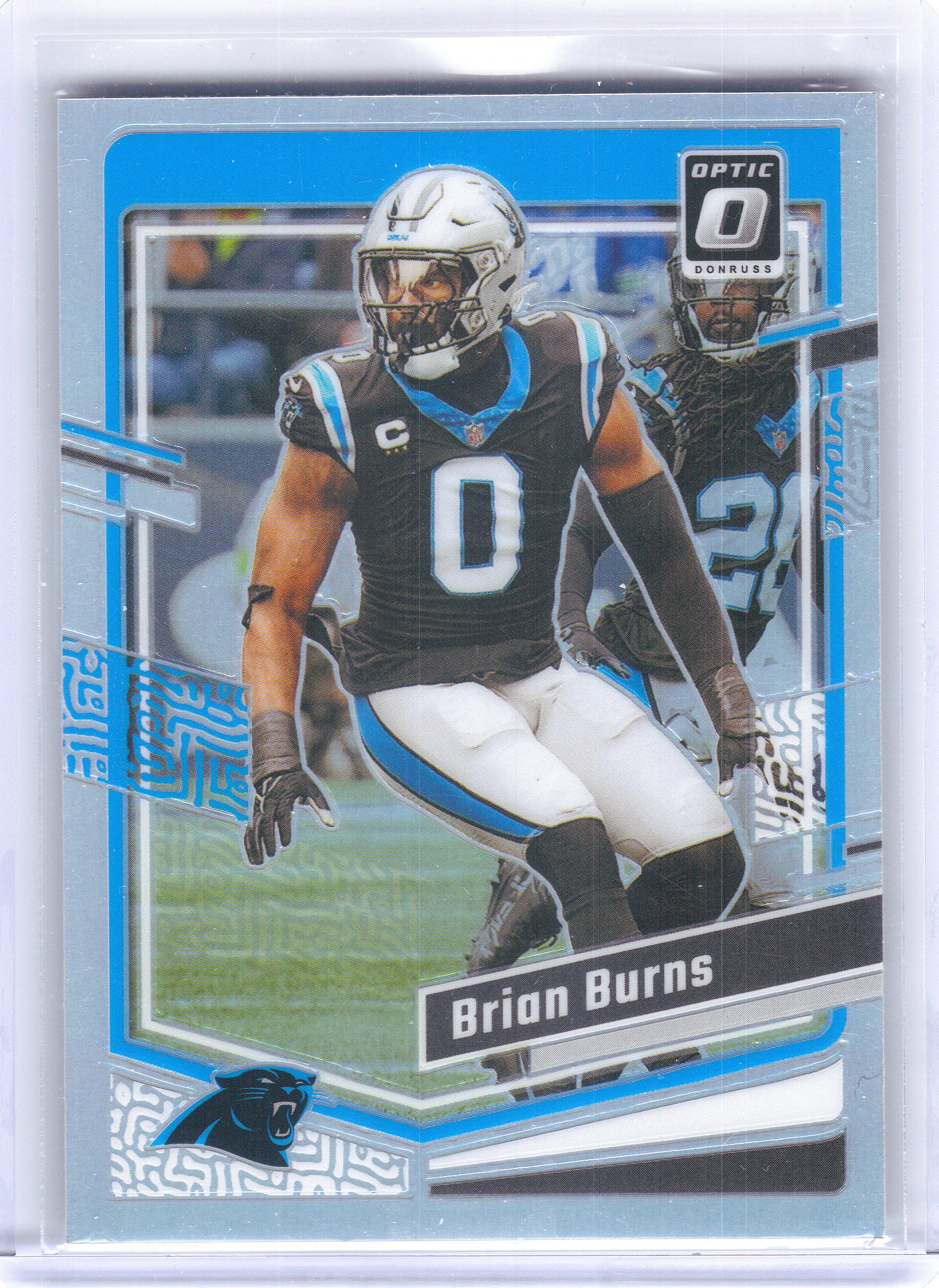 2023 Donruss Optic #26 Brian Burns Holo Carolina Panthers