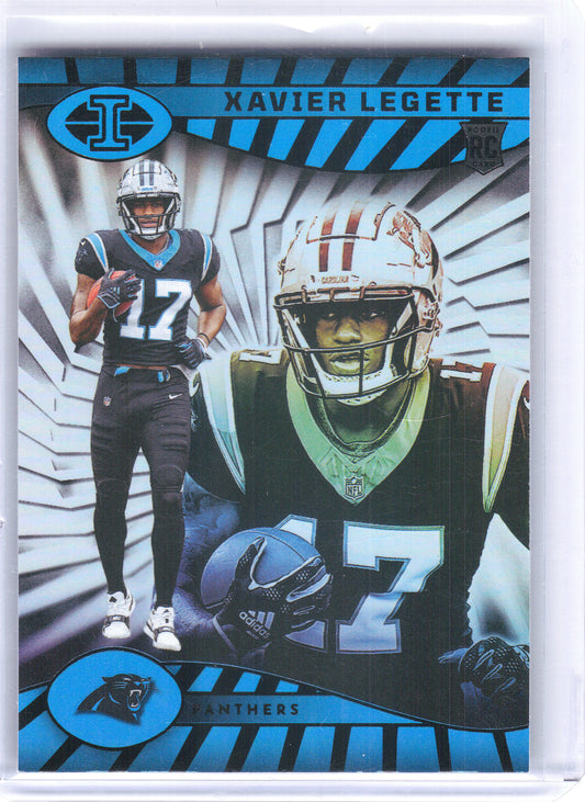 2024 Panini Illusions #12 Xavier Legette Retail Carolina Panthers RC