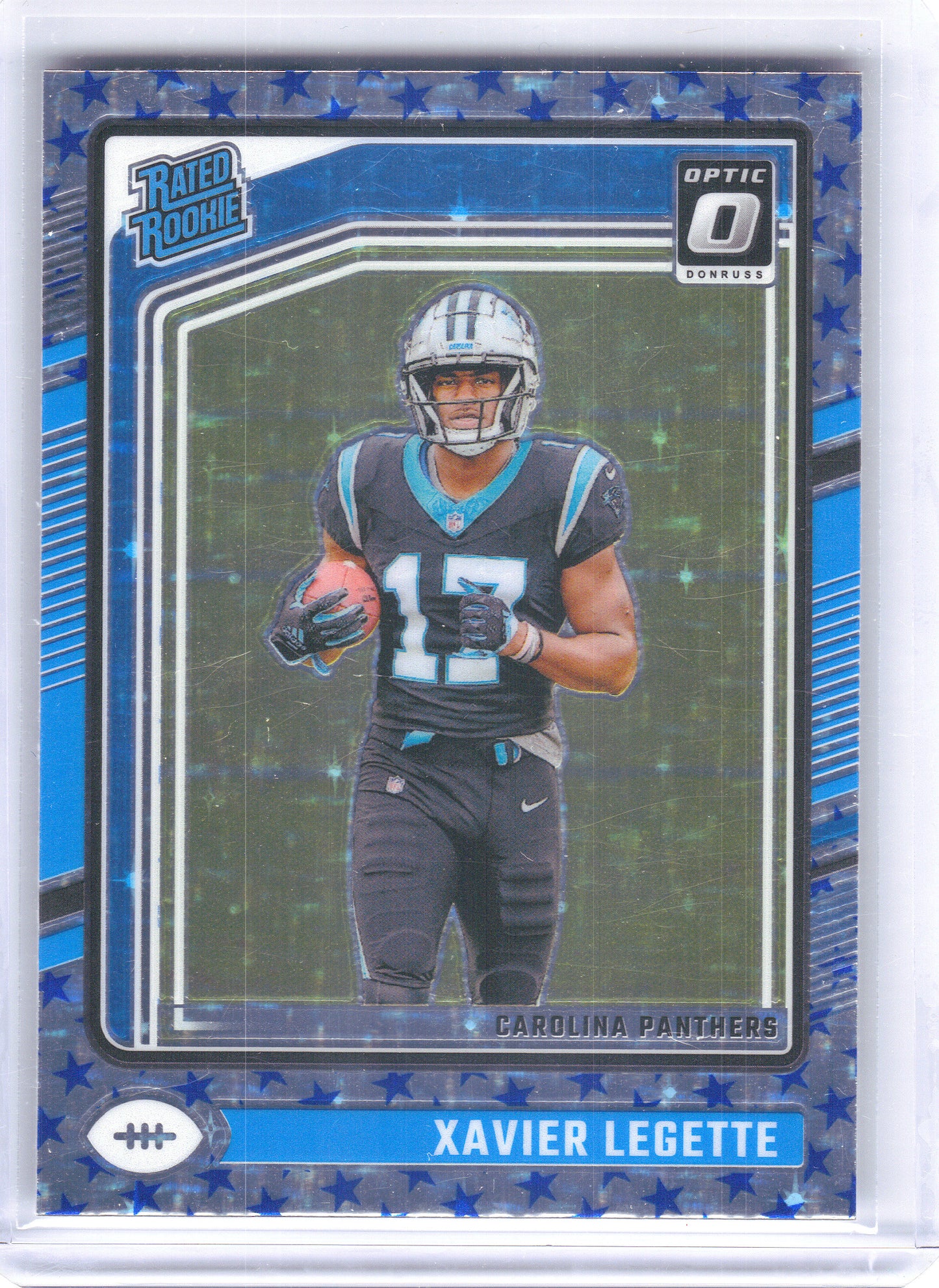 2024 Donruss Optic #299 Xavier Legette Stars Carolina Panthers