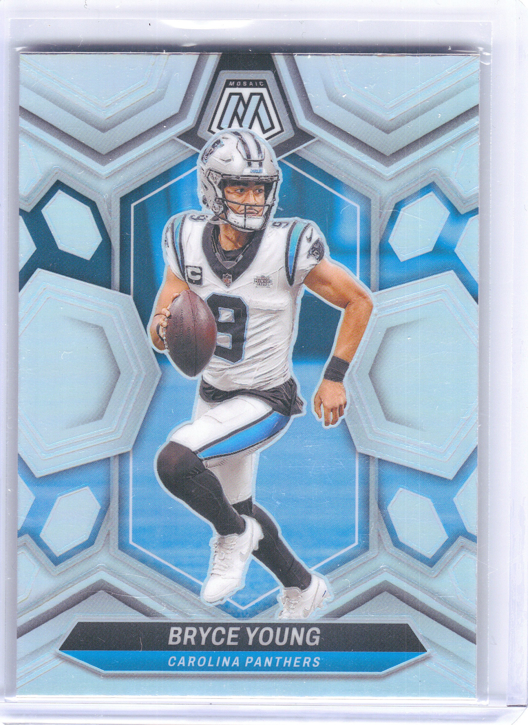 2024 Panini Mosaic #29 Bryce Young Silver Carolina Panthers