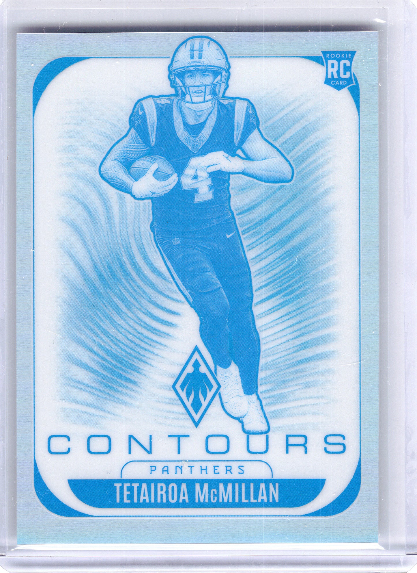 2025 Panini Phoenix #5 Tetairoa McMillan Contours Carolina Panthers