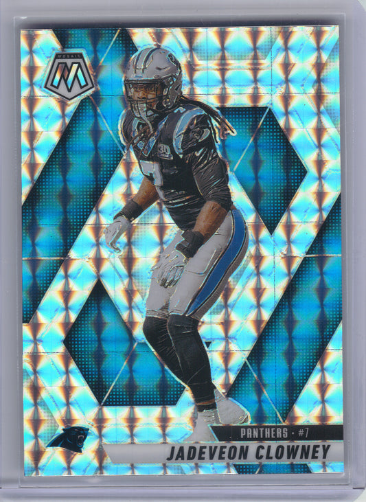 2025 Panini Mosaic #163 Jadeveon Clowney Mosaic Carolina Panthers