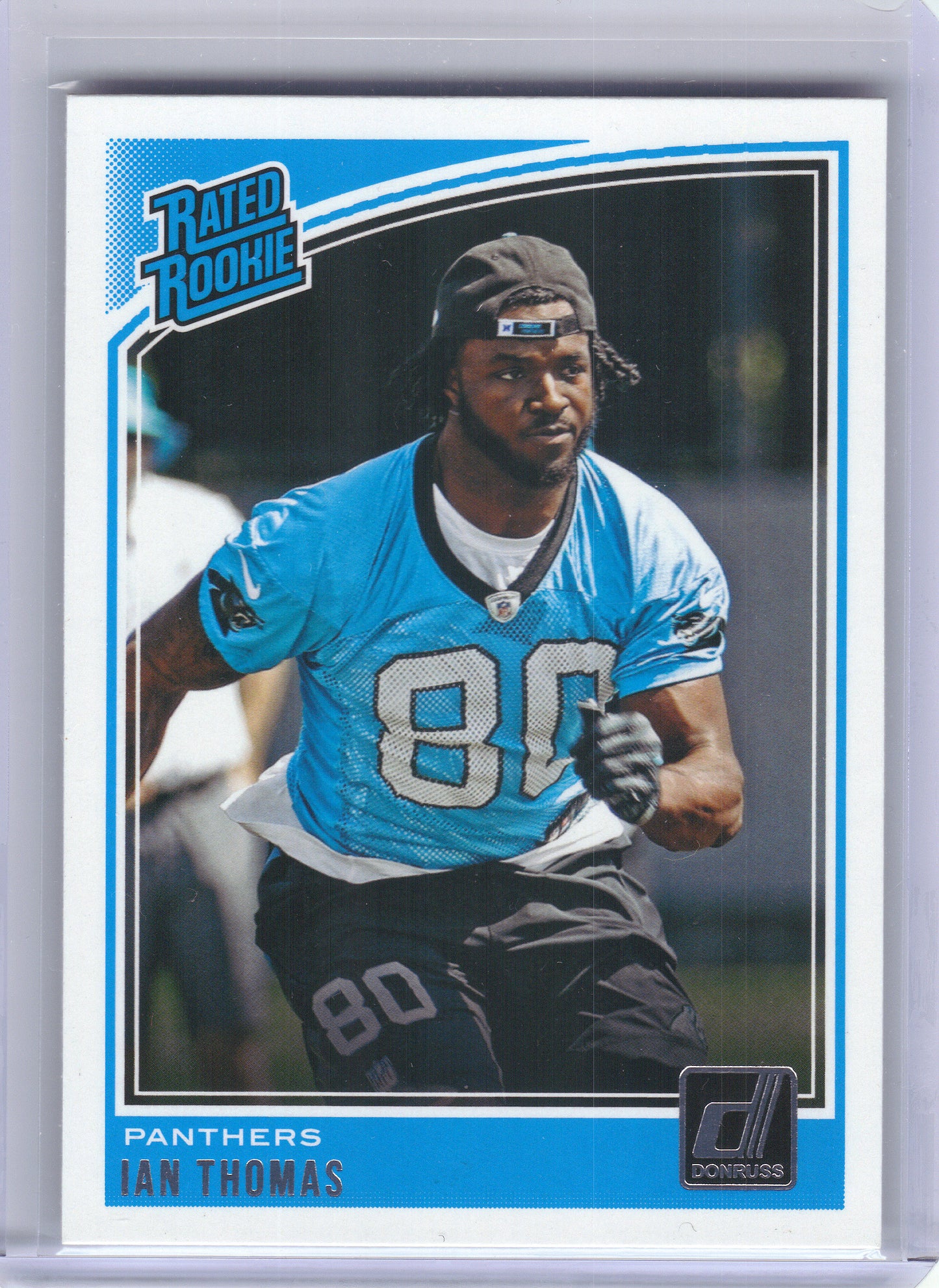 2018 Donruss #350 Ian Thomas Carolina Panthers RC