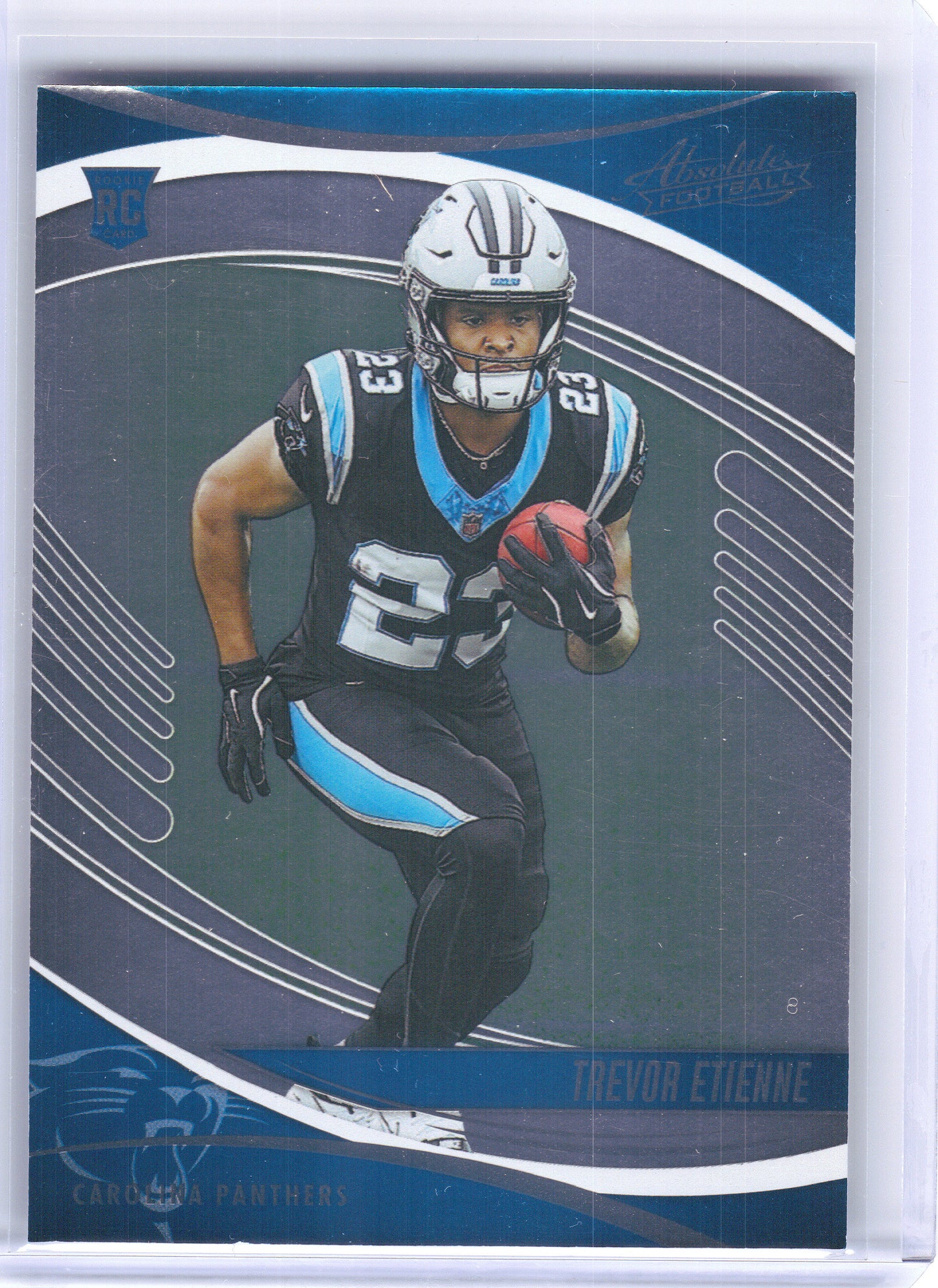 2025 Panini Absolute #189 Trevor Etienne Purple Carolina Panthers RC