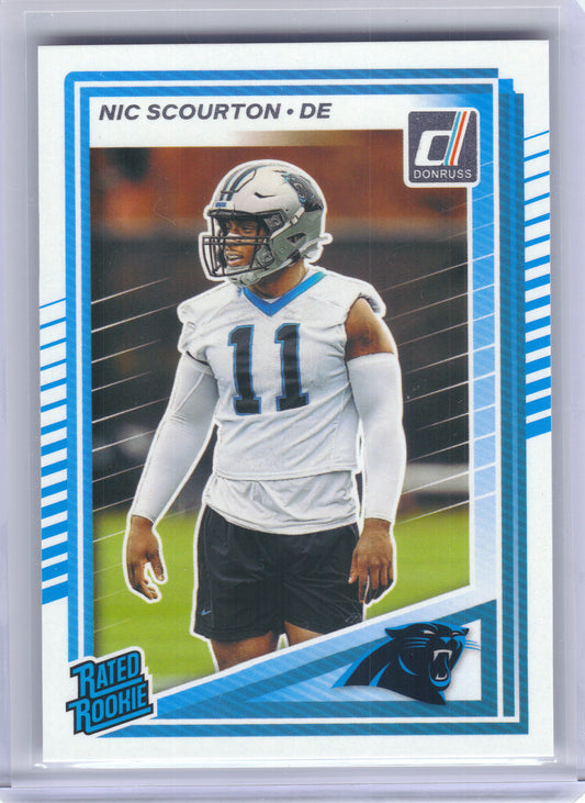 2025 Donruss #383 Nic Scourton Carolina Panthers RC