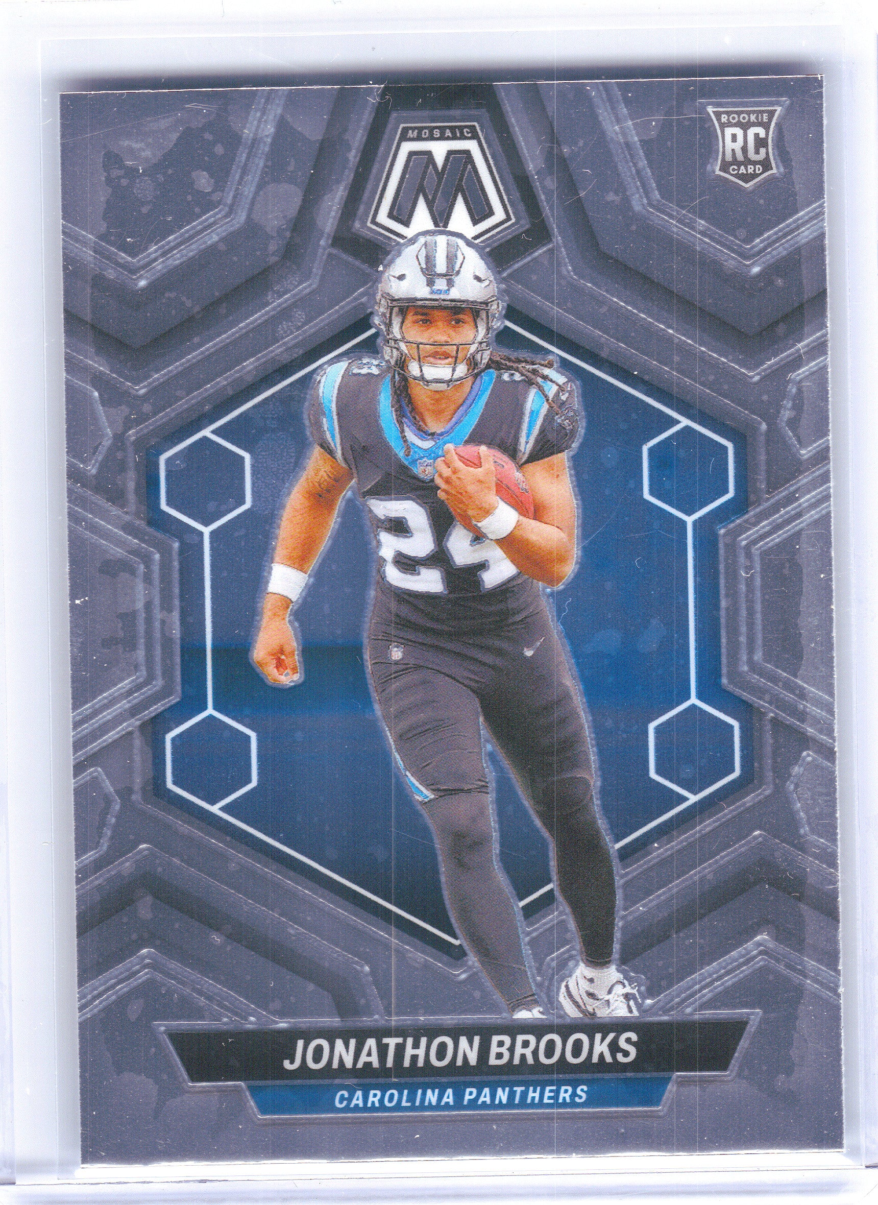 2024 Panini Mosaic #345 Jonathon Brooks Carolina Panthers RC