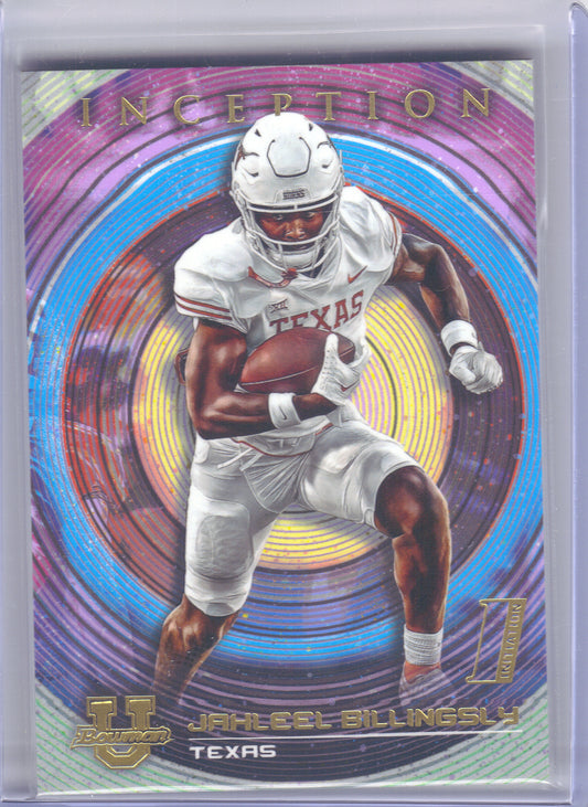 2022-23 Bowman University Inception #53 Jahleel Billingsley Texas Longhorns