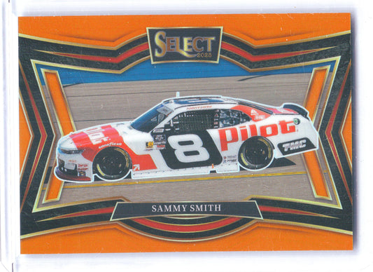 2025 Panini Select #179 Sammy Smith Orange Prizms #/49 JR Motorsports SN