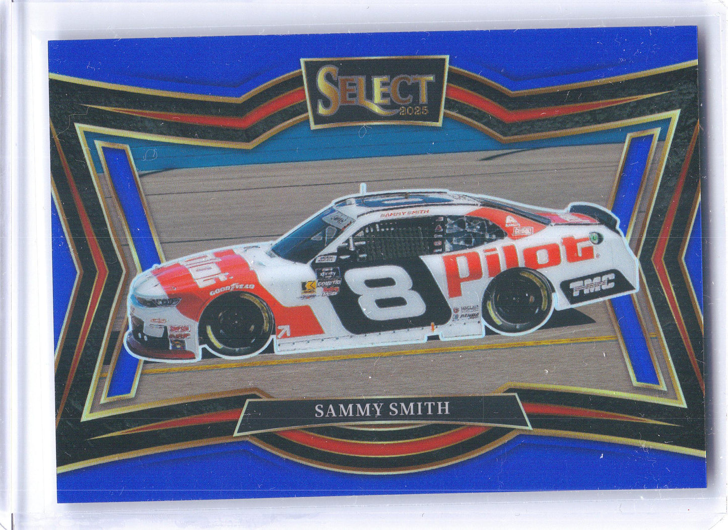 2025 Panini Select #179 Sammy Smith Blue Prizms #/175 JR Motorsports SN