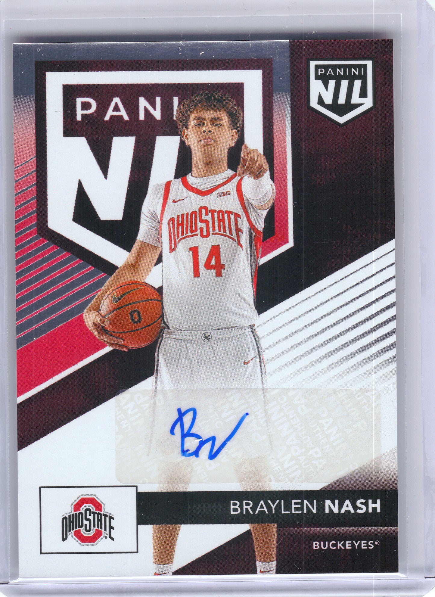 2025 Panini Ohio State University #BN Braylen Nash NIL Autographs Ohio State Buckeyes AU