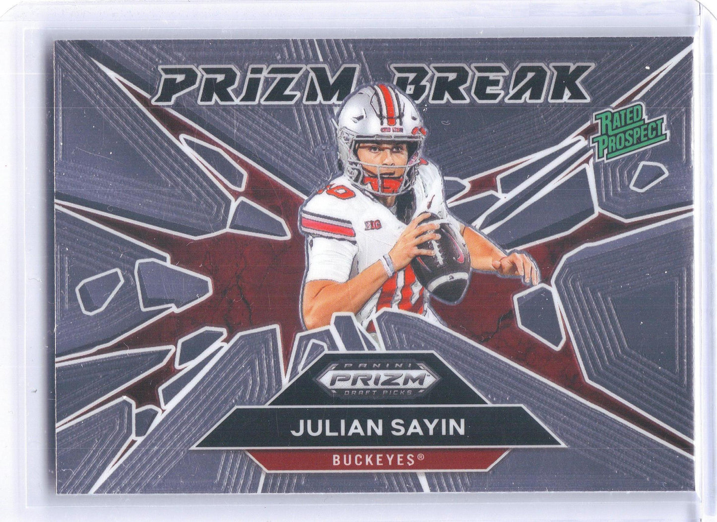 2025 Panini Prizm Draft Picks #3 Julian Sayin Prizm Break Ohio State Buckeyes