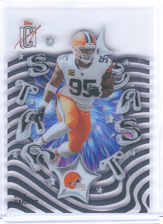 2025 Topps Signature Class #SC-25 Myles Garrett Star Cast Cleveland Browns