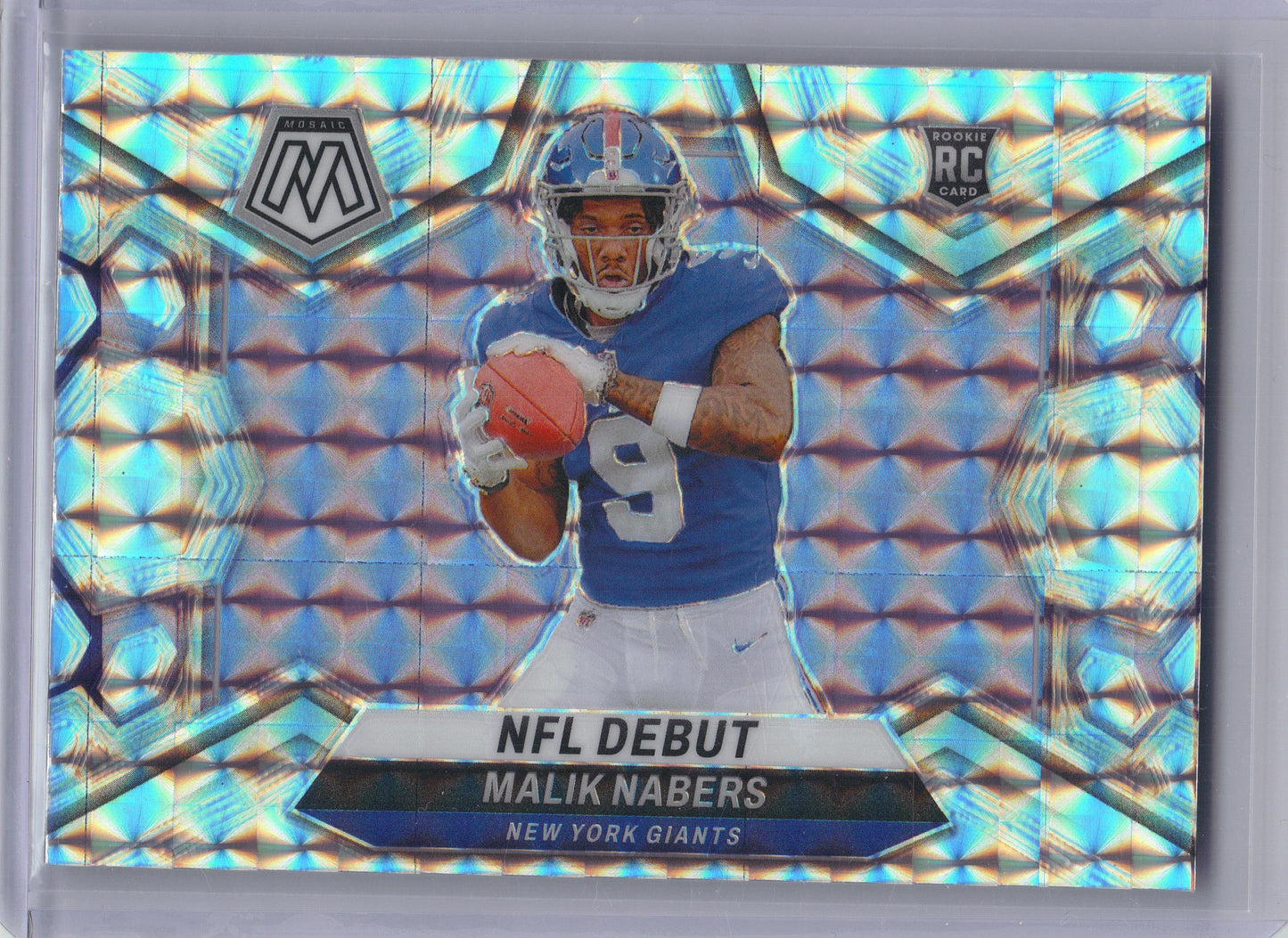 2024 Panini Mosaic #284 Malik Nabers Mosaic New York Giants