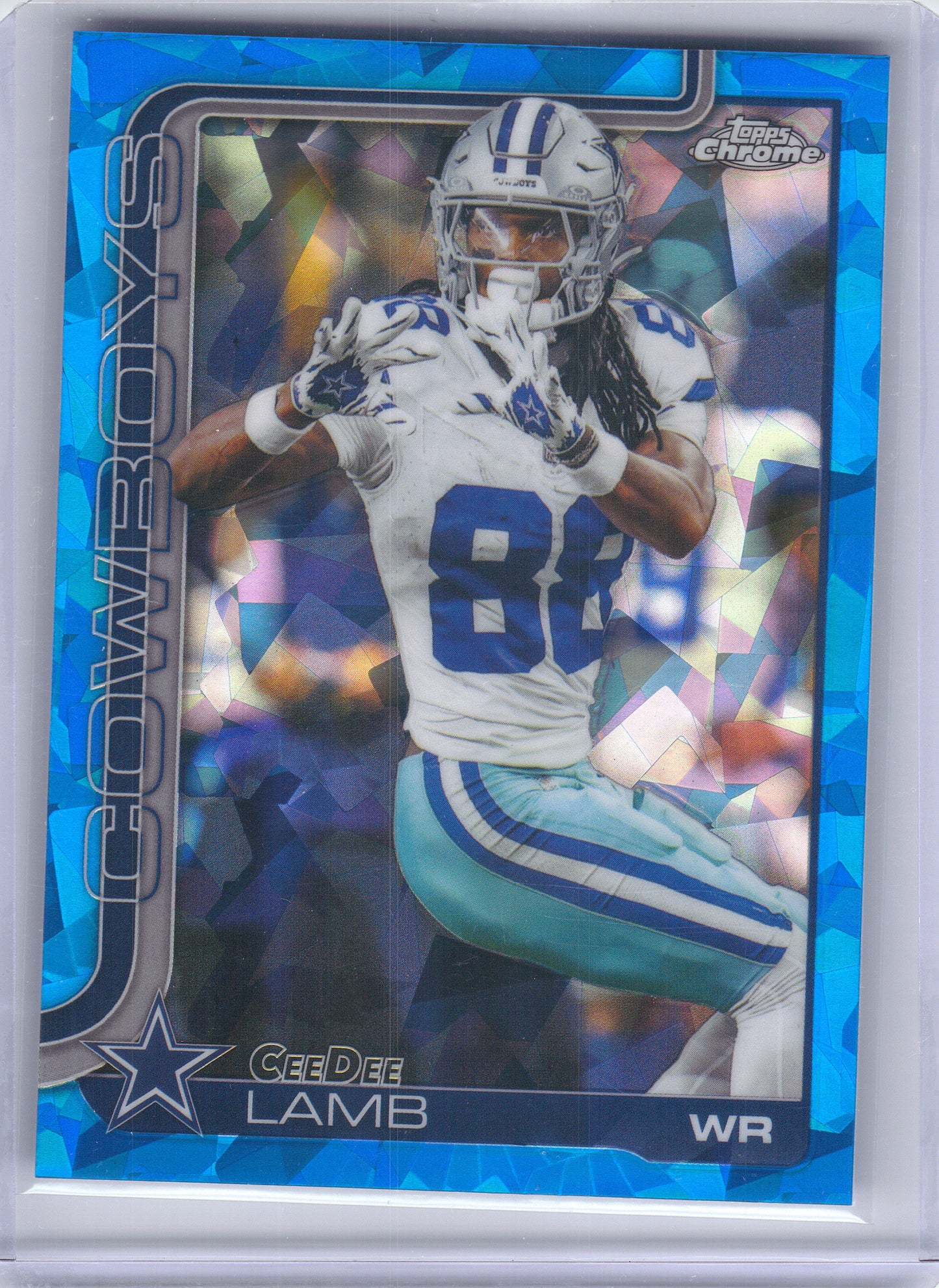 2025 Topps Chrome Sapphire Edition #76 CeeDee Lamb Dallas Cowboys