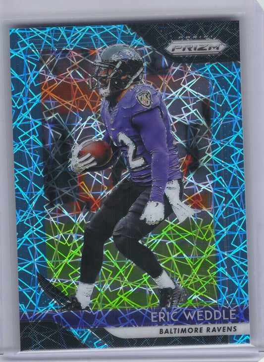2018 Panini Prizm #185 Eric Weddle Prizm Lazer Baltimore Ravens