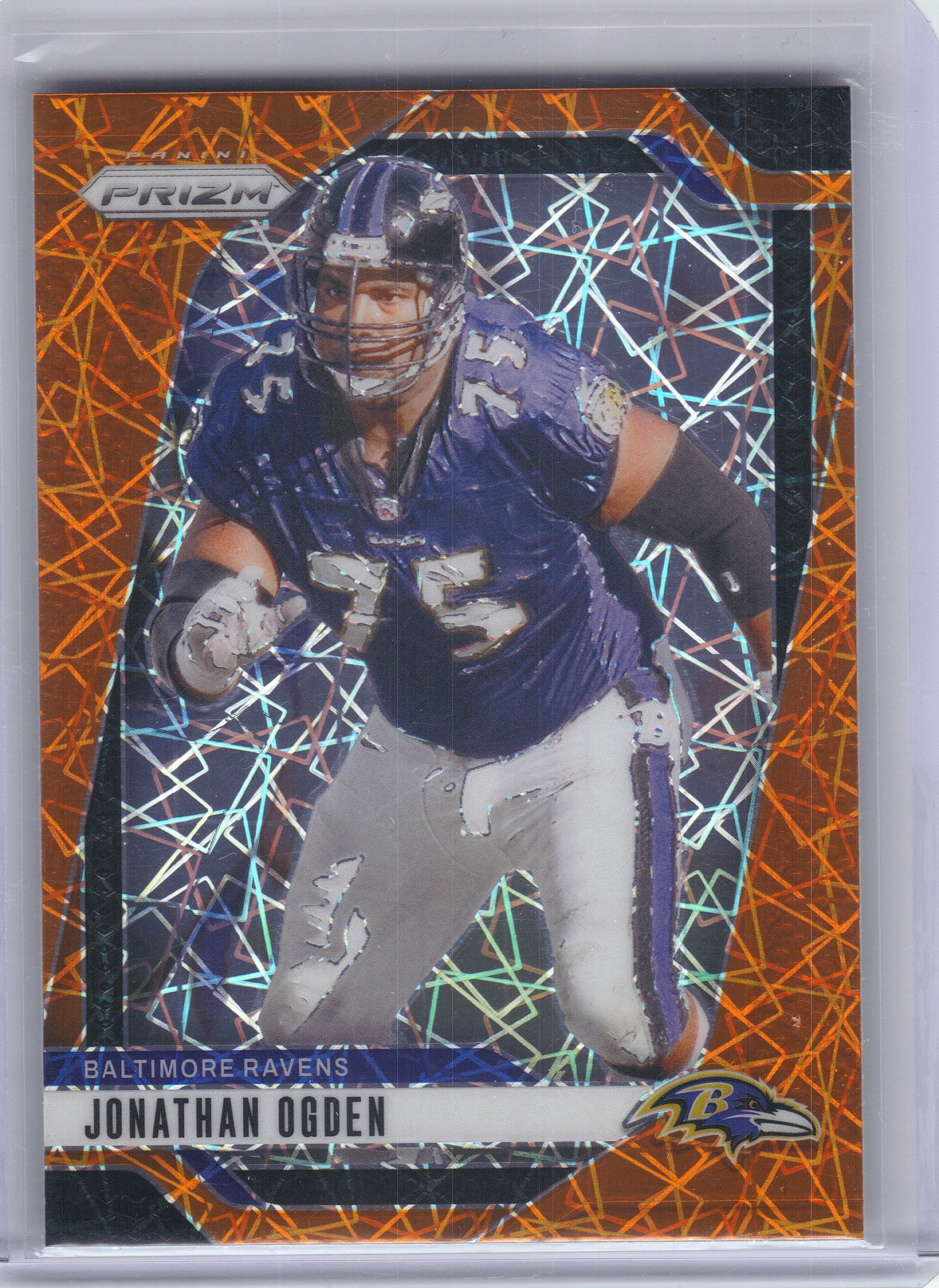 2024 Panini Prizm #25 Jonathan Ogden Lazer Baltimore Ravens