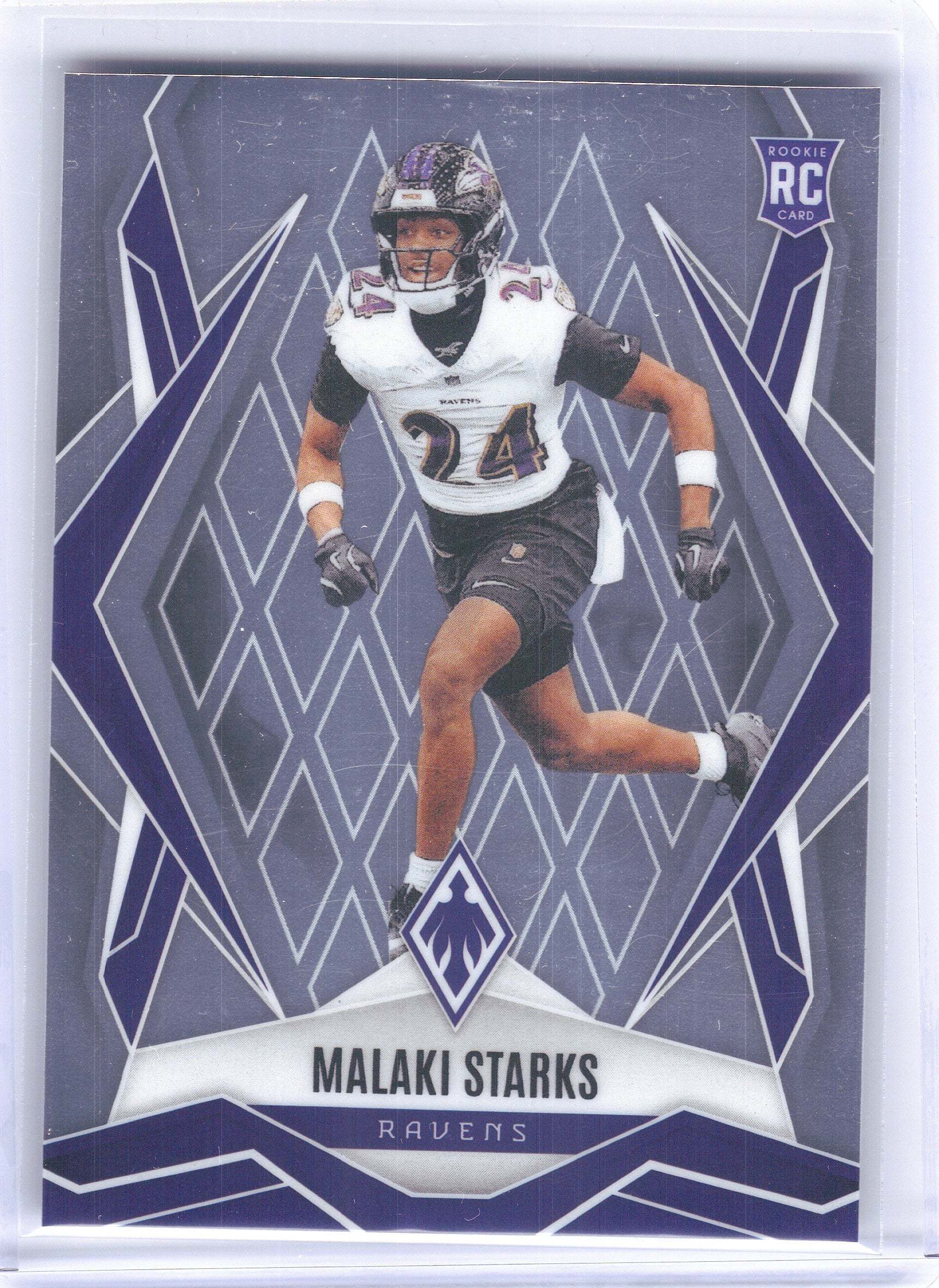 2025 Panini Phoenix #195 Malaki Starks Baltimore Ravens RC