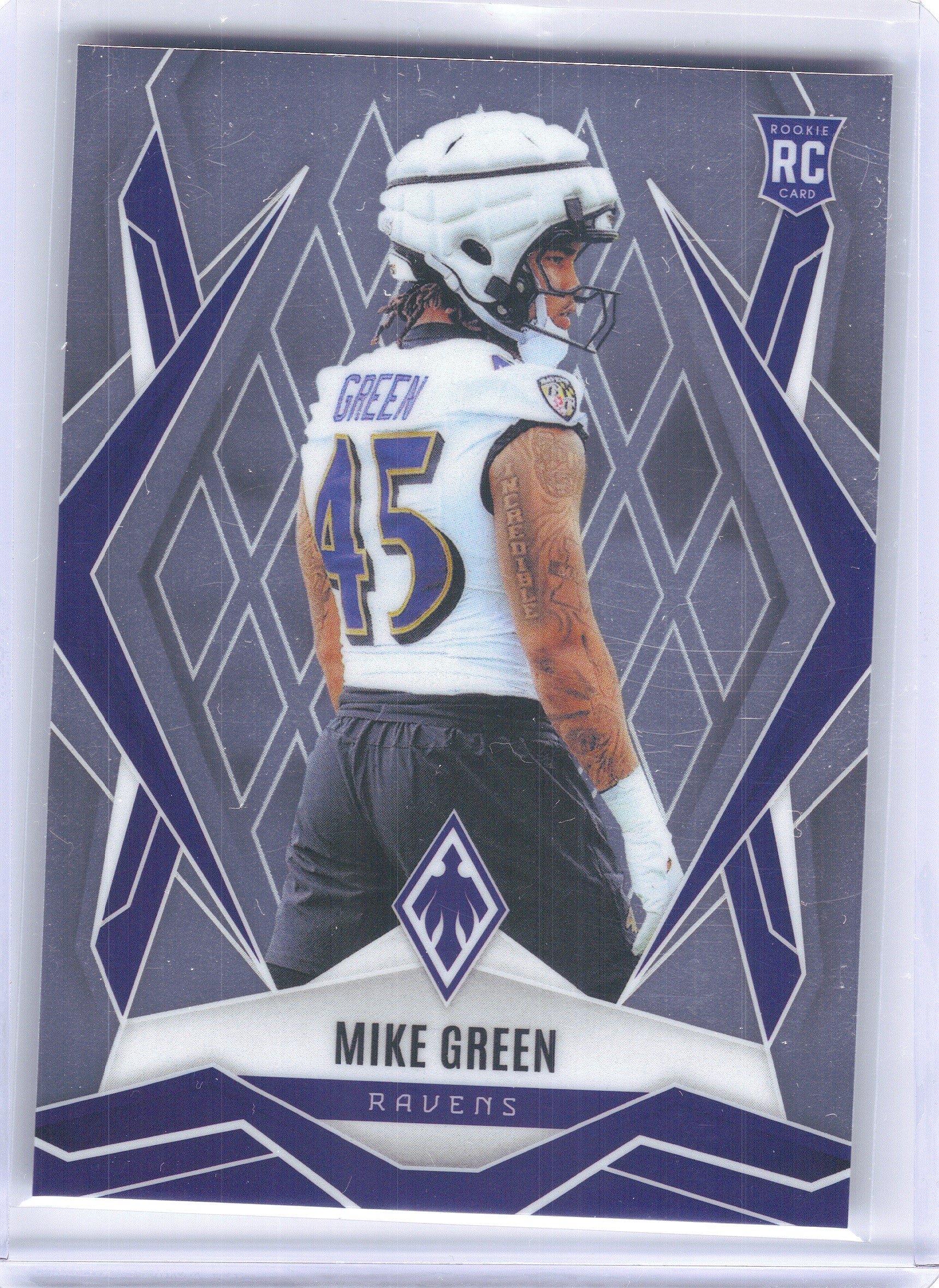 2025 Panini Phoenix #216 Mike Green x Baltimore Ravens RC