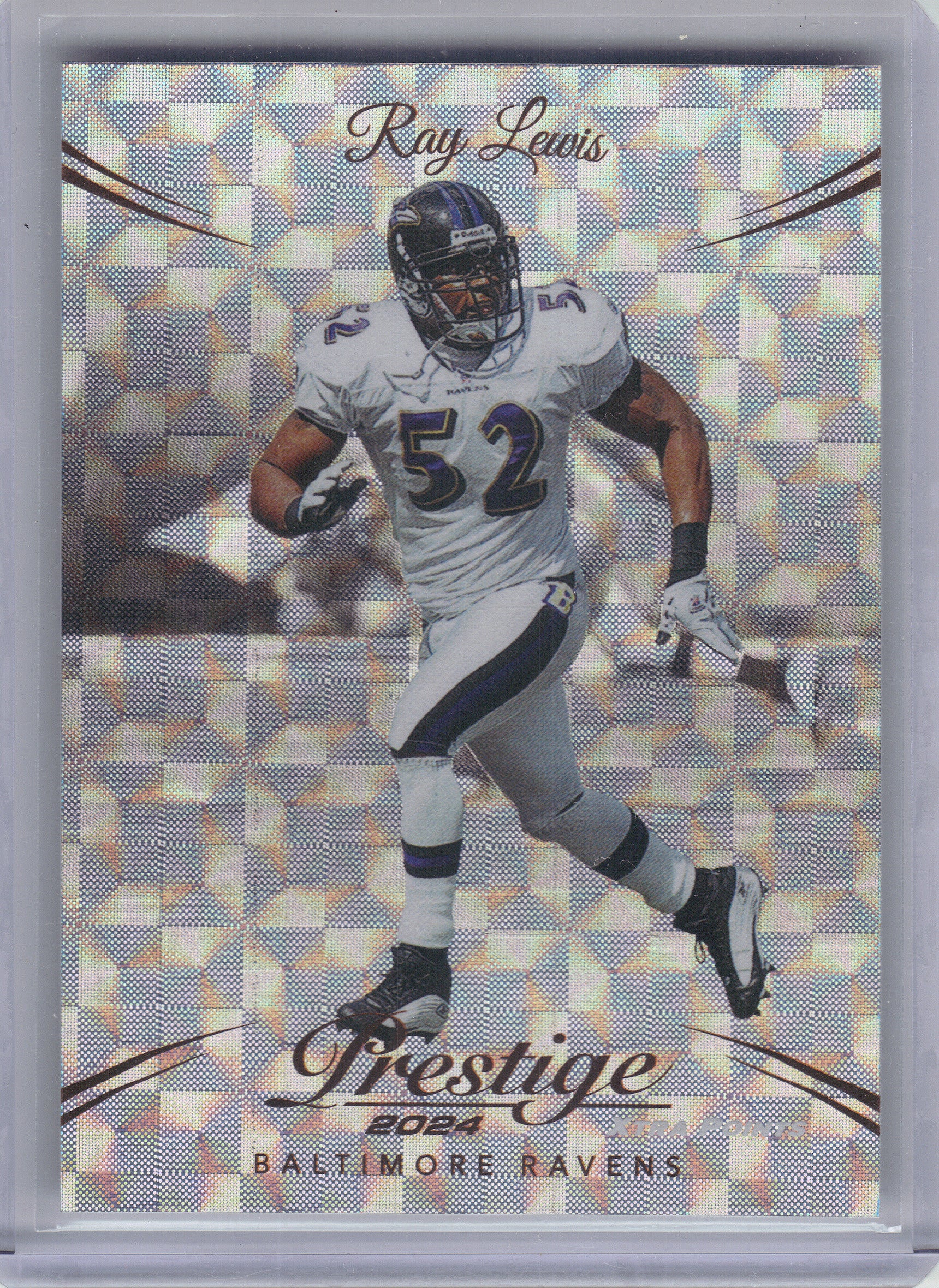 2024 Panini Prestige #28 Ray Lewis Hyper Xtra Points Baltimore Ravens