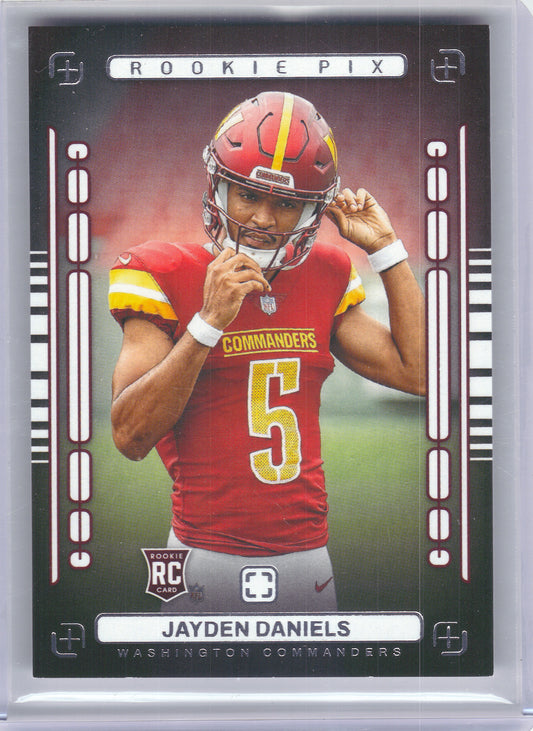 2024 Panini Photogenic #14 Jayden Daniels Rookie Pix Washington Commanders