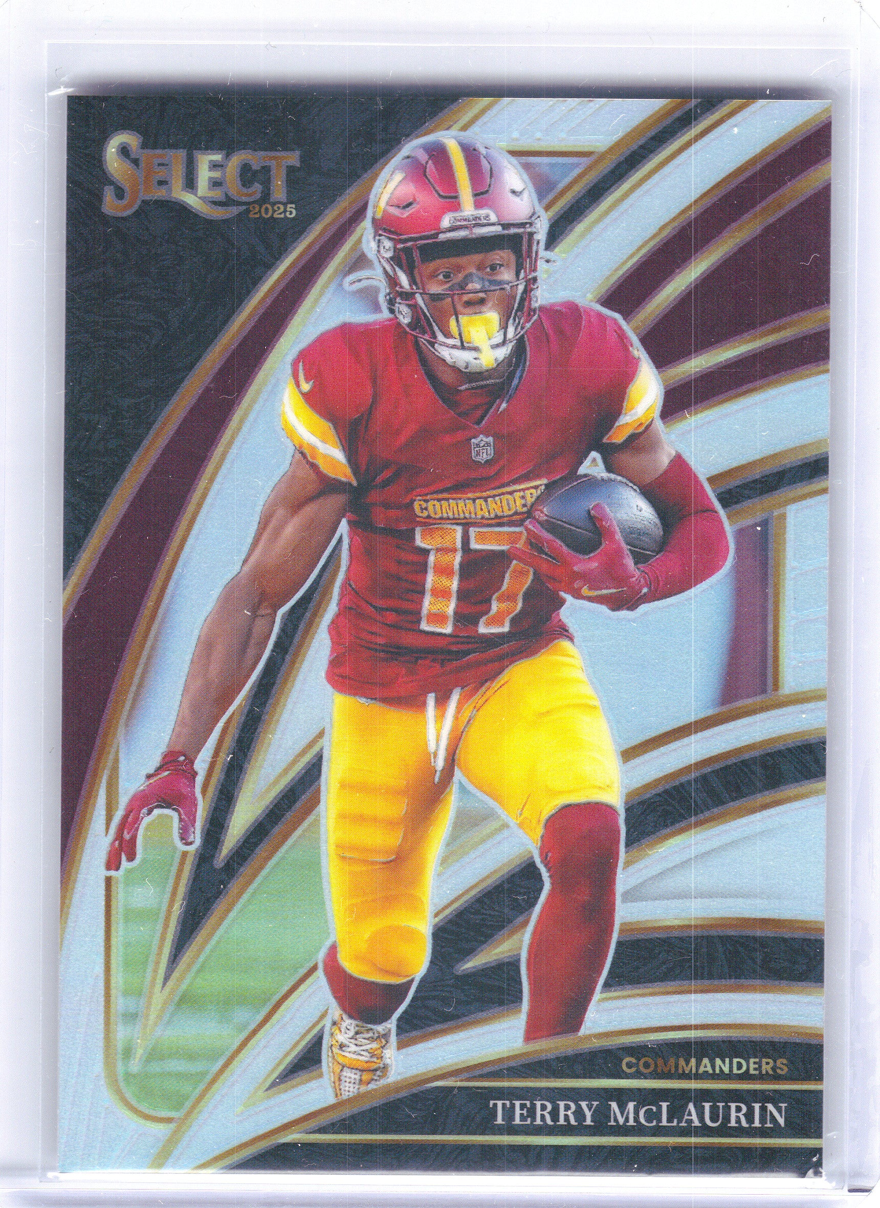 2025 Panini Select #288 Terry McLaurin Silver Prizm Washington Commanders