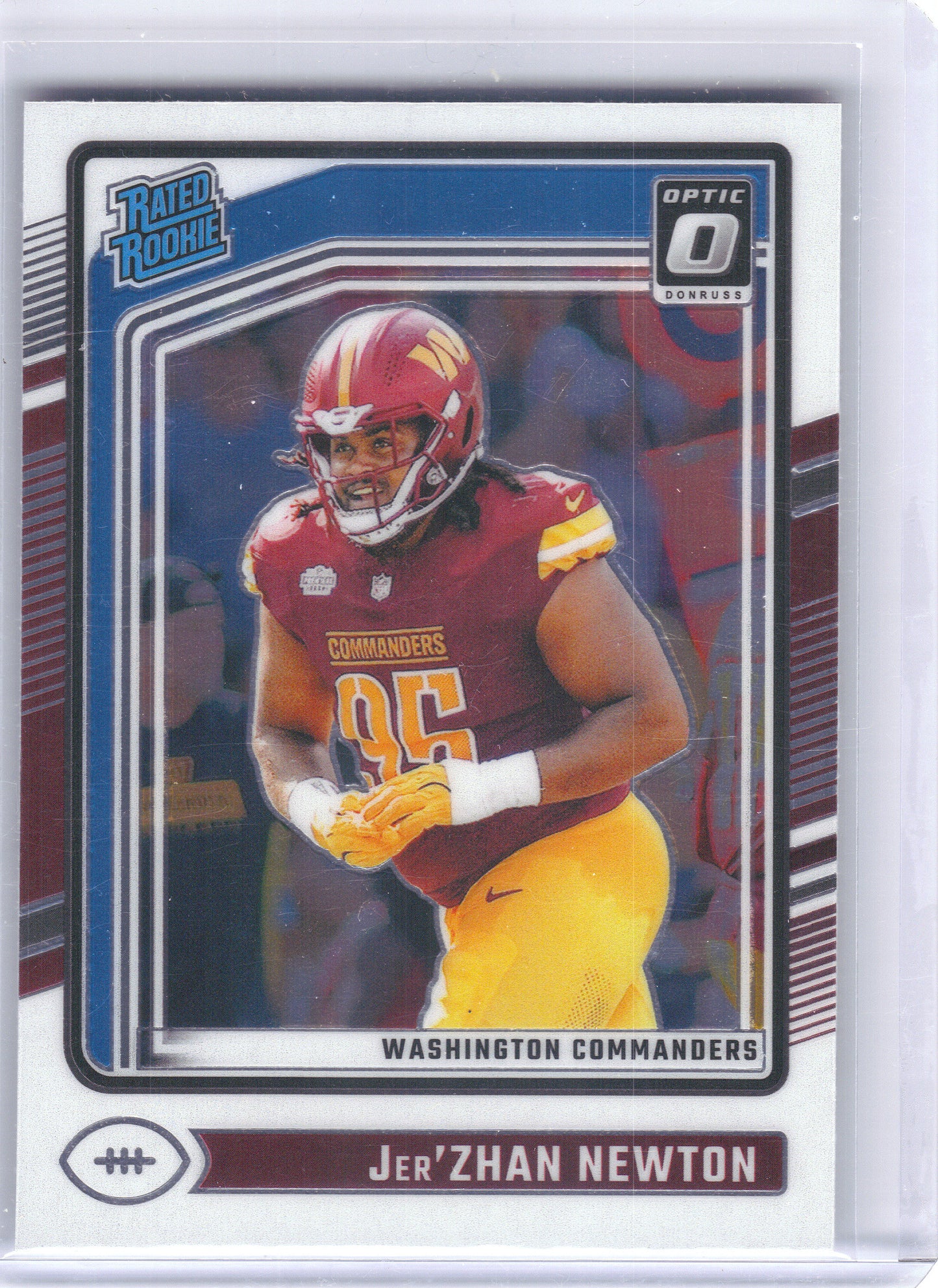 2024 Donruss Optic #252 Jer'Zhan Newton Washington Commanders RC