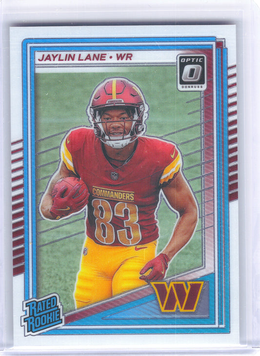 2025 Donruss Optic #249 Jaylin Lane Washington Commanders RC