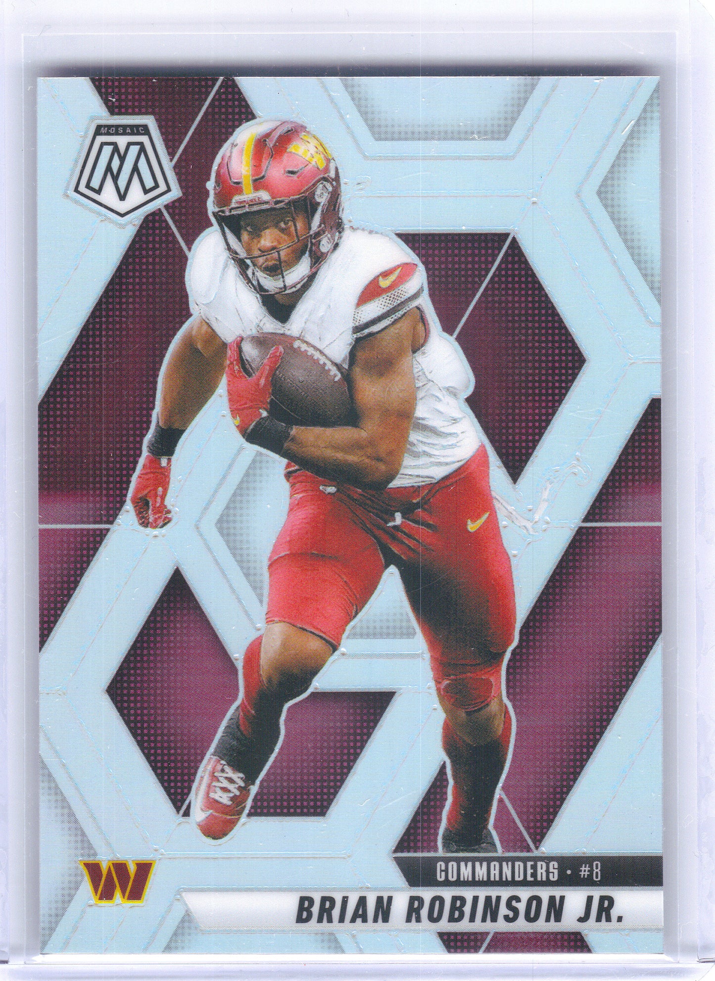 2025 Panini Mosaic #143 Brian Robinson Jr. Silver Washington Commanders