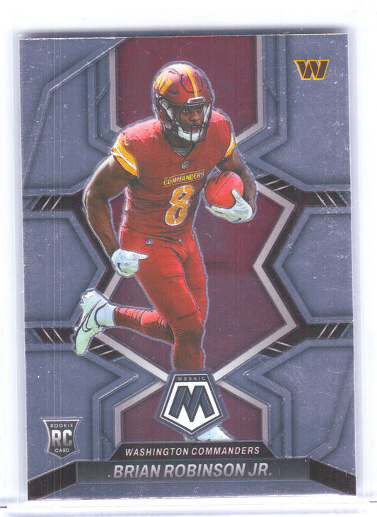 2022 Panini Mosaic #322 Brian Robinson Jr. Washington Commanders RC