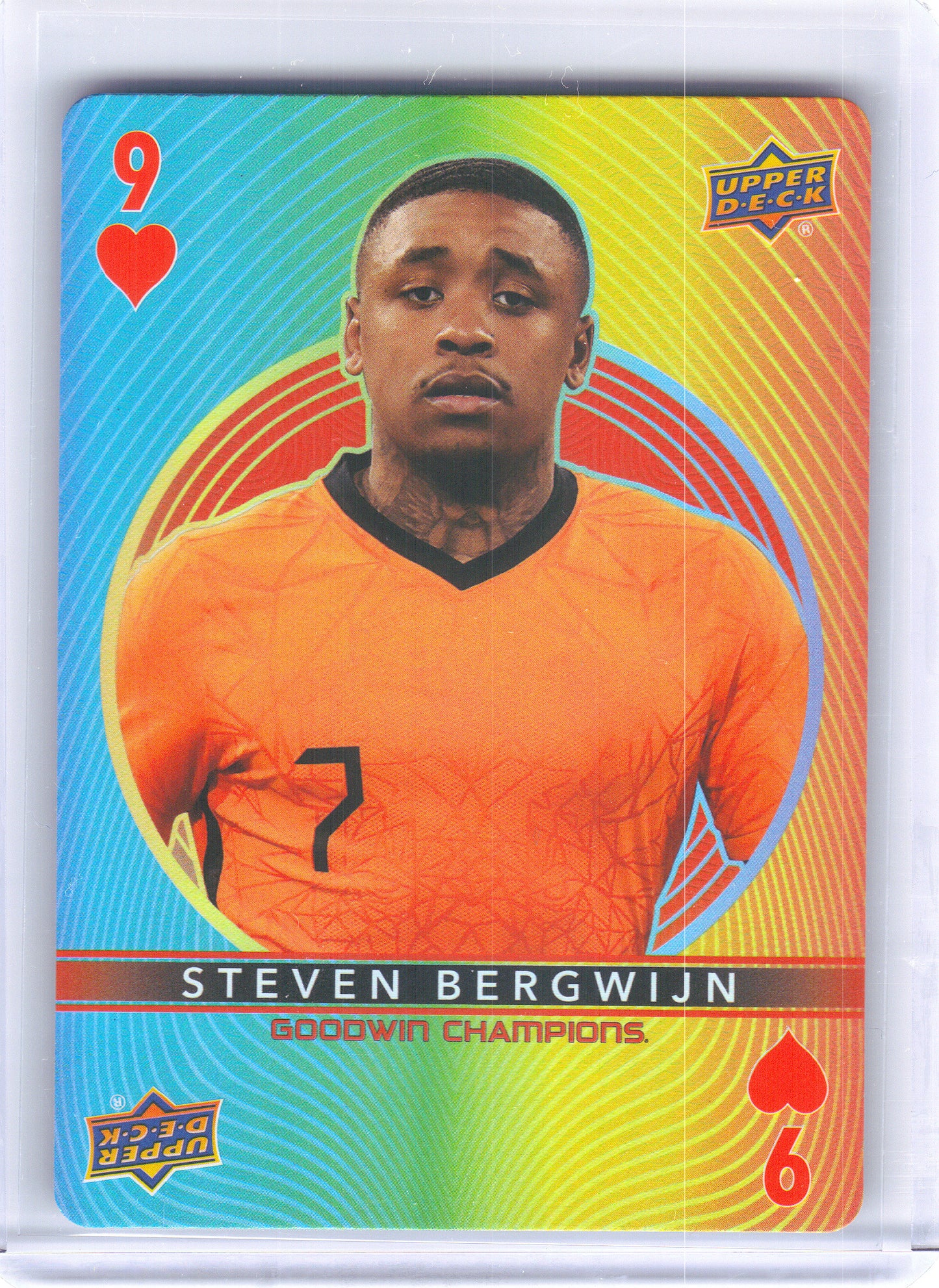 2022 Upper Deck Goodwin Champions #9♥ Steven Bergwijn Playing Cards