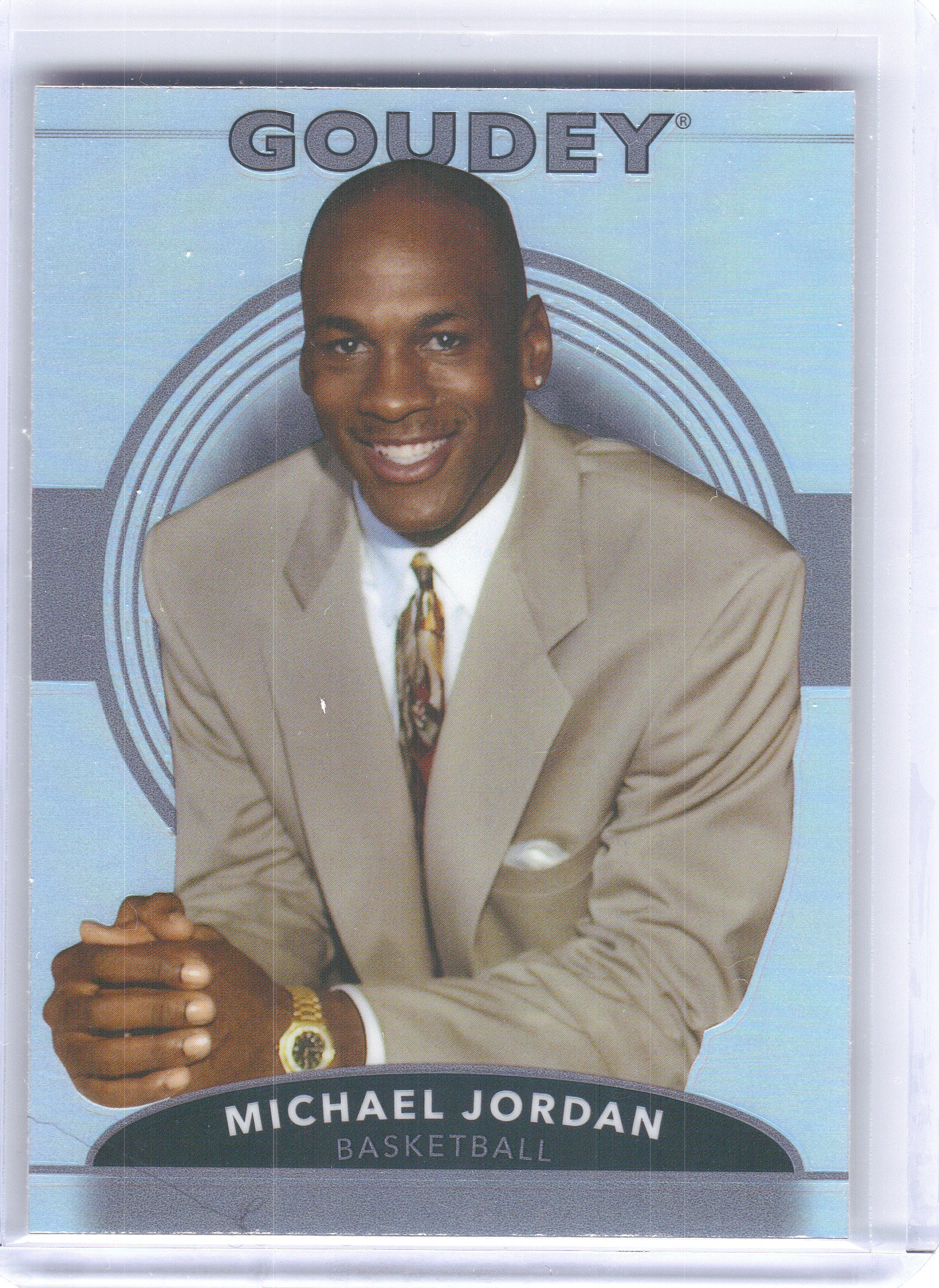 2022 Upper Deck Goodwin Champions #GP1 Michael Jordan Goudey Platinum Rainbow