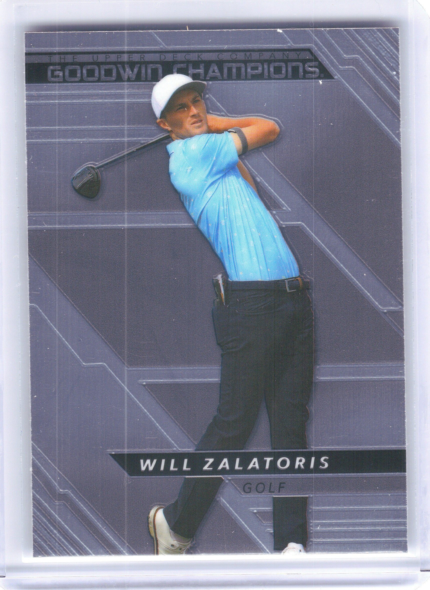2022 Upper Deck Goodwin Champions #P8 Will Zalatoris Platinum
