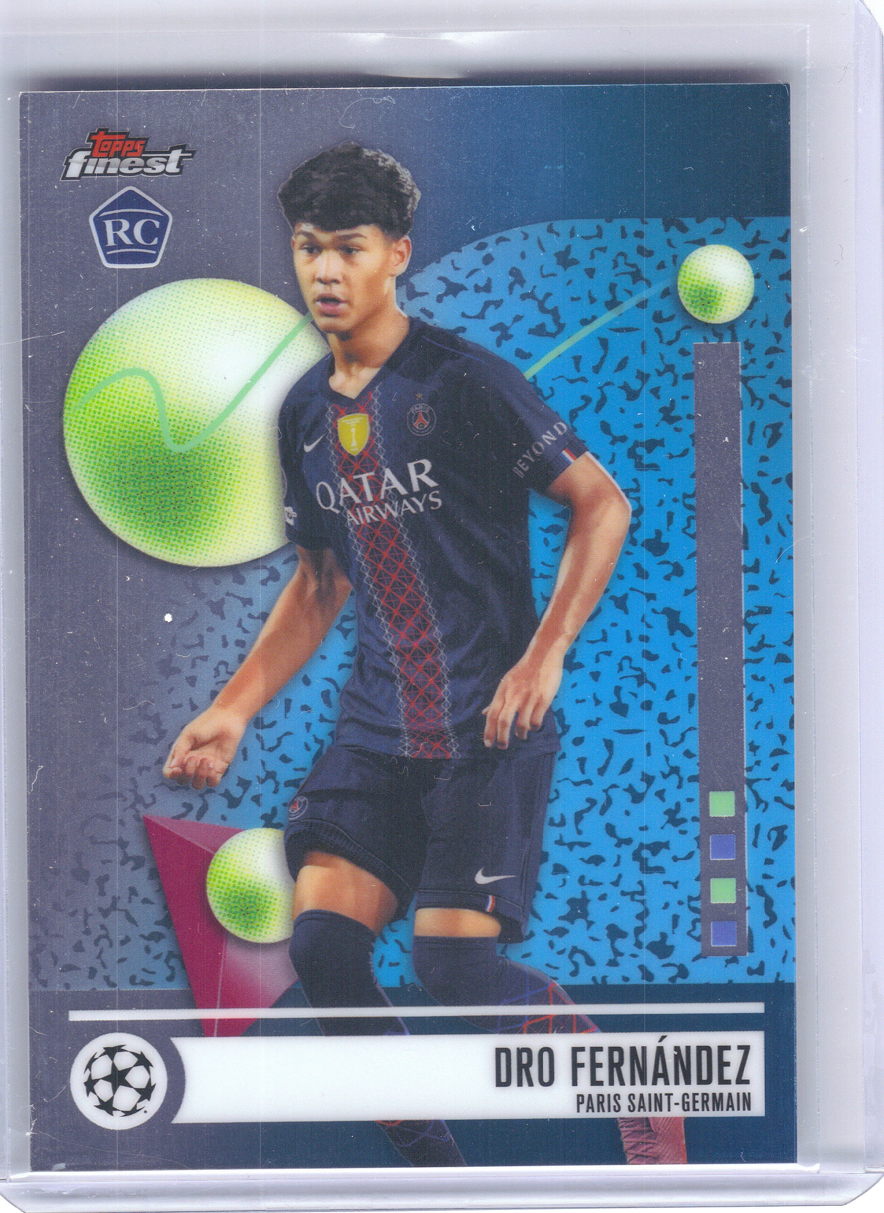 2025-26 Finest UEFA Club Competitions #199 Dro Fernández Paris Saint-Germain RC