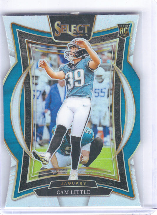 2024 Panini Select #49 Cam Little Silver Prizm Die Cut Jacksonville Jaguars RC