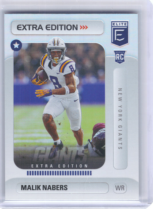 2024 Donruss Elite #14 Malik Nabers Extra Edition New York Giants