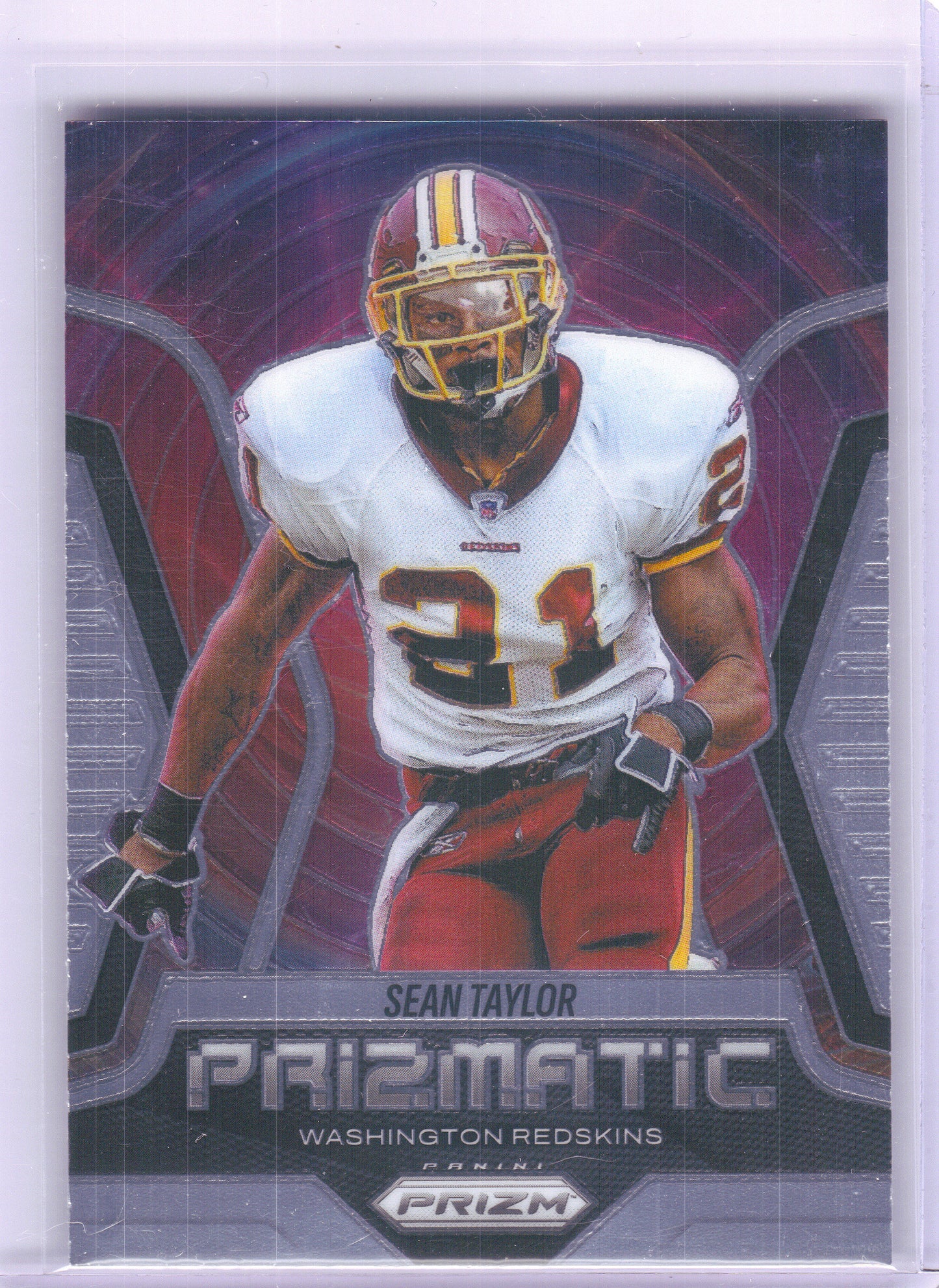 2025 Panini Prizm #11 Sean Taylor Prizmatic Washington Redskins