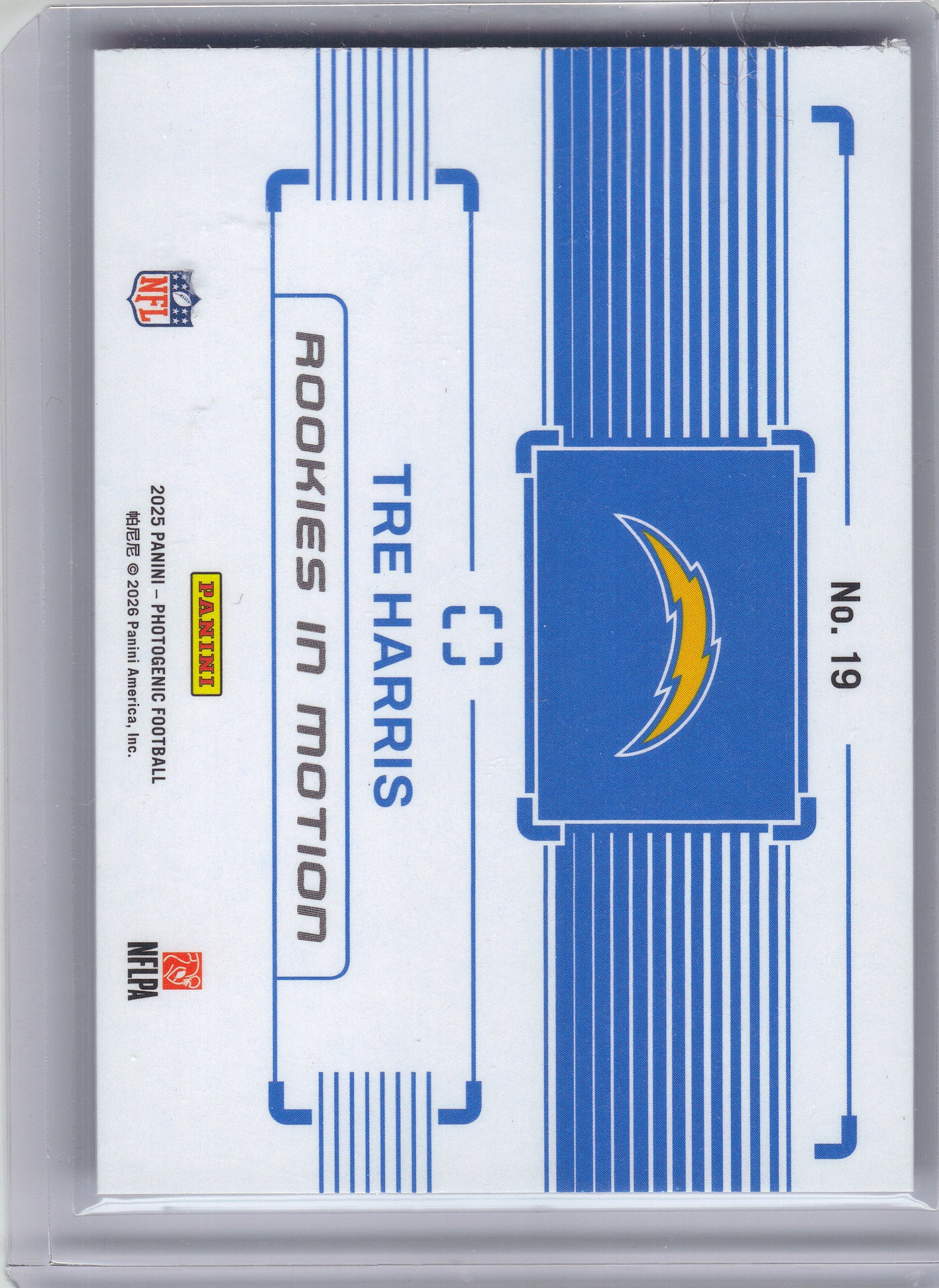 2025 Panini Photogenic #19 Tre Harris Rookies In Motion Los Angeles Chargers