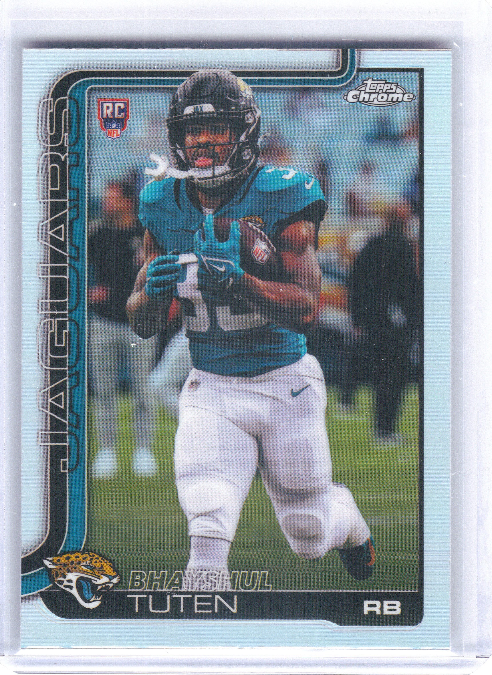 2025 Topps Chrome #389 Bhayshul Tuten Refractor Jacksonville Jaguars RC