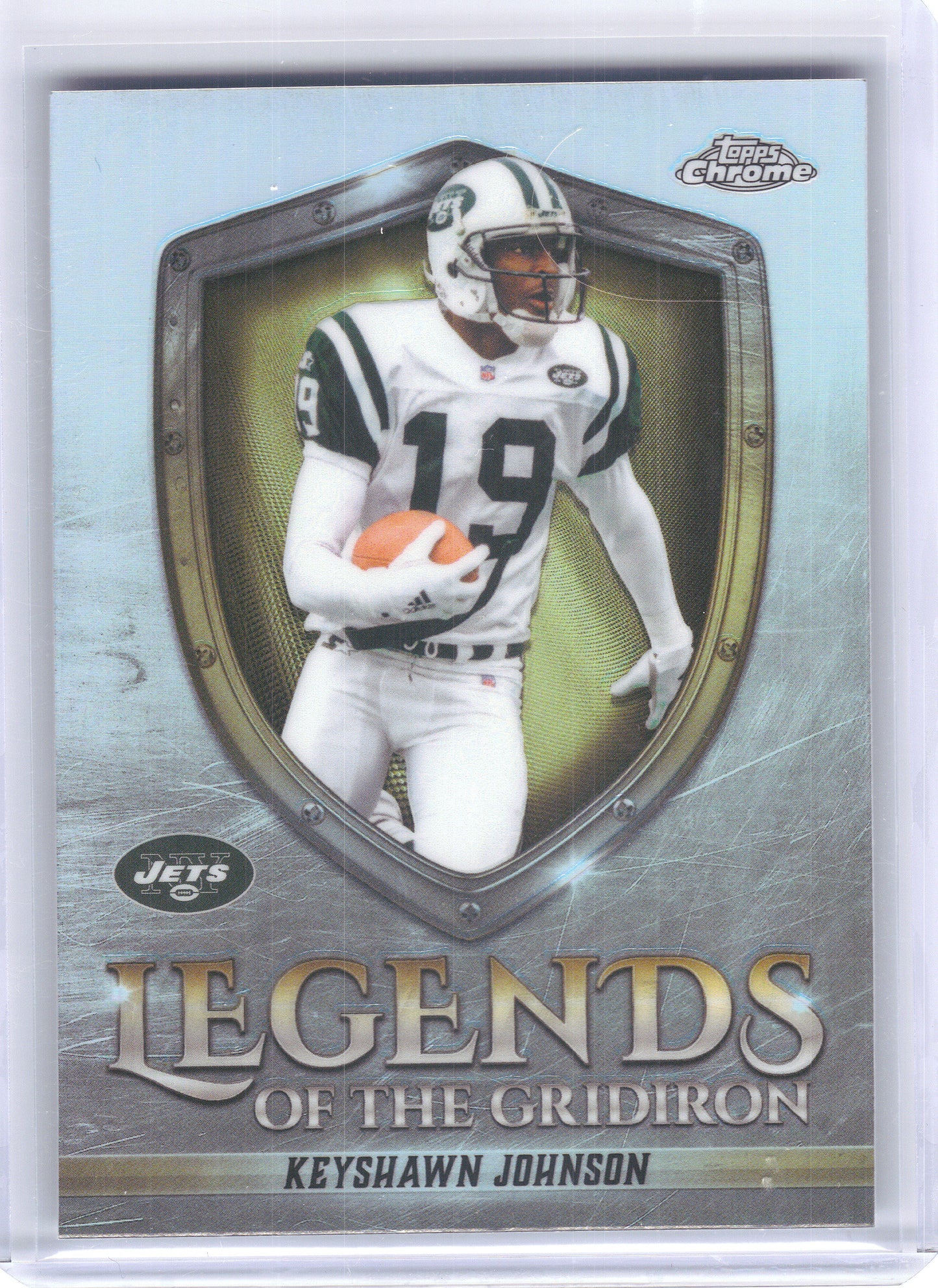 2025 Topps Chrome #LOG-23 Keyshawn Johnson Legends of the Gridiron Refractor New York Jets