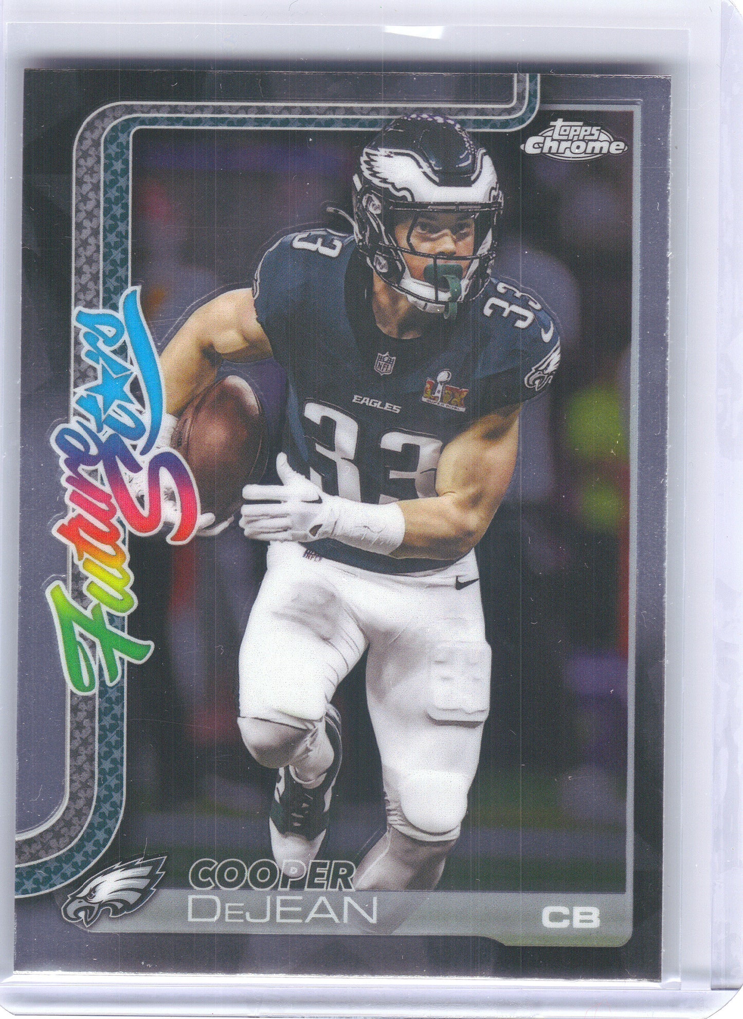 2025 Topps Chrome #FS-20 Cooper DeJean Future Stars Philadelphia Eagles