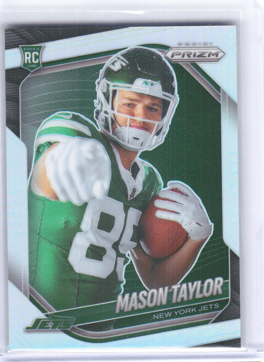 2025 Panini Prizm #433 Mason Taylor Silver Variation New York Jets