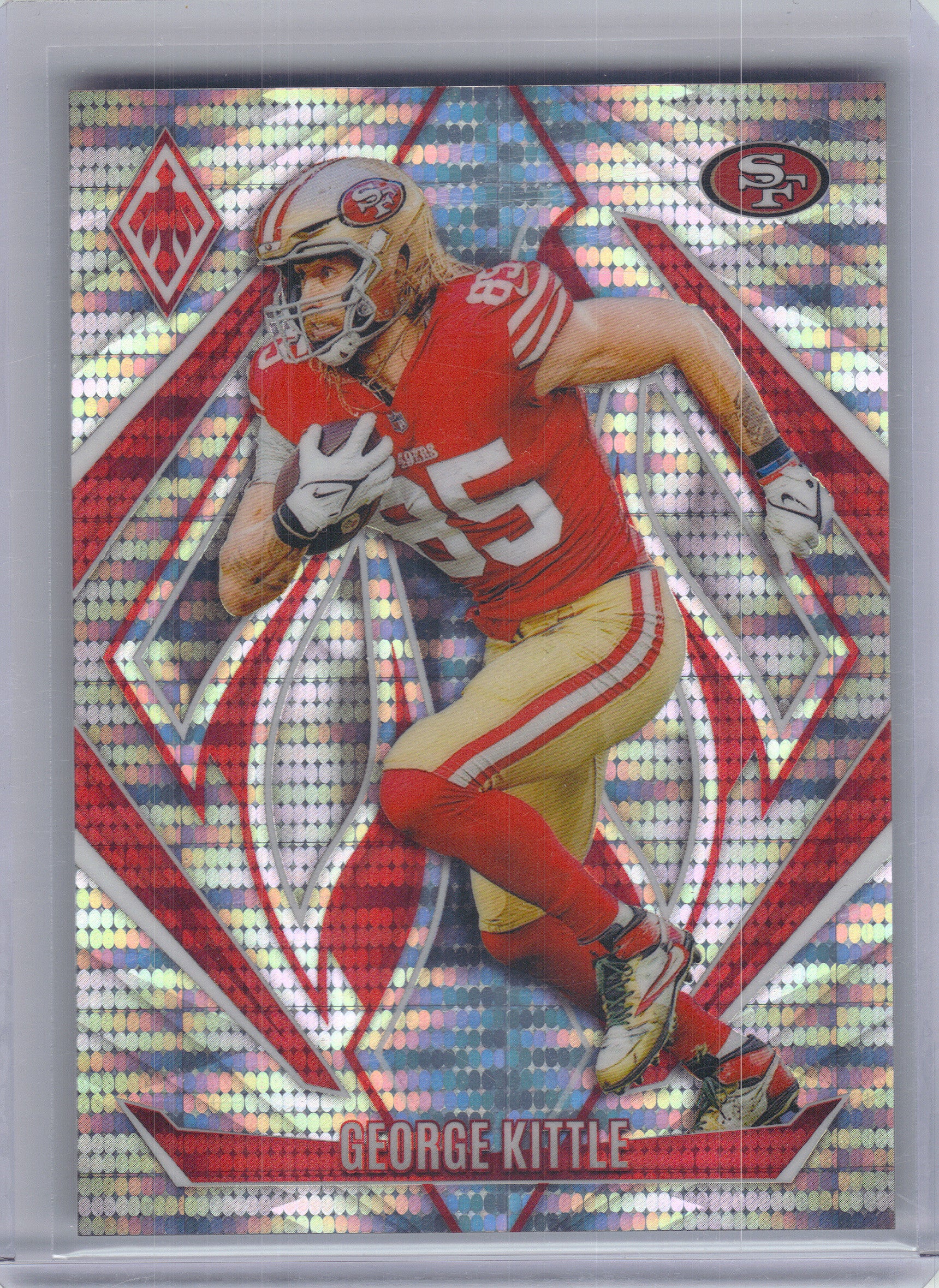 2024 Panini Phoenix #63 George Kittle Pulsar #/200 San Francisco 49ers SN