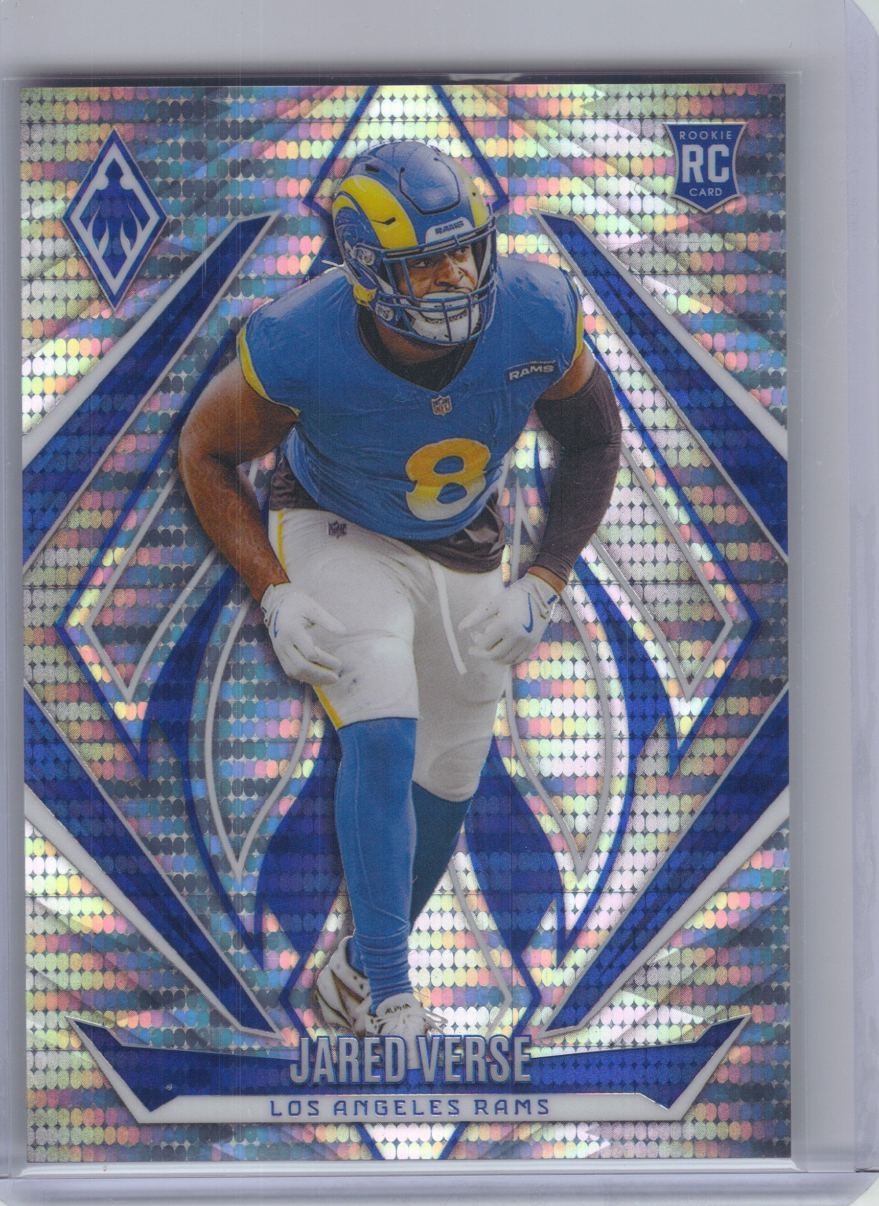 2024 Panini Phoenix #192 Jared Verse Pulsar #/200 Los Angeles Rams SN,RC