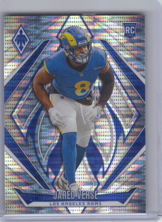 2024 Panini Phoenix #192 Jared Verse Pulsar #/200 Los Angeles Rams SN,RC