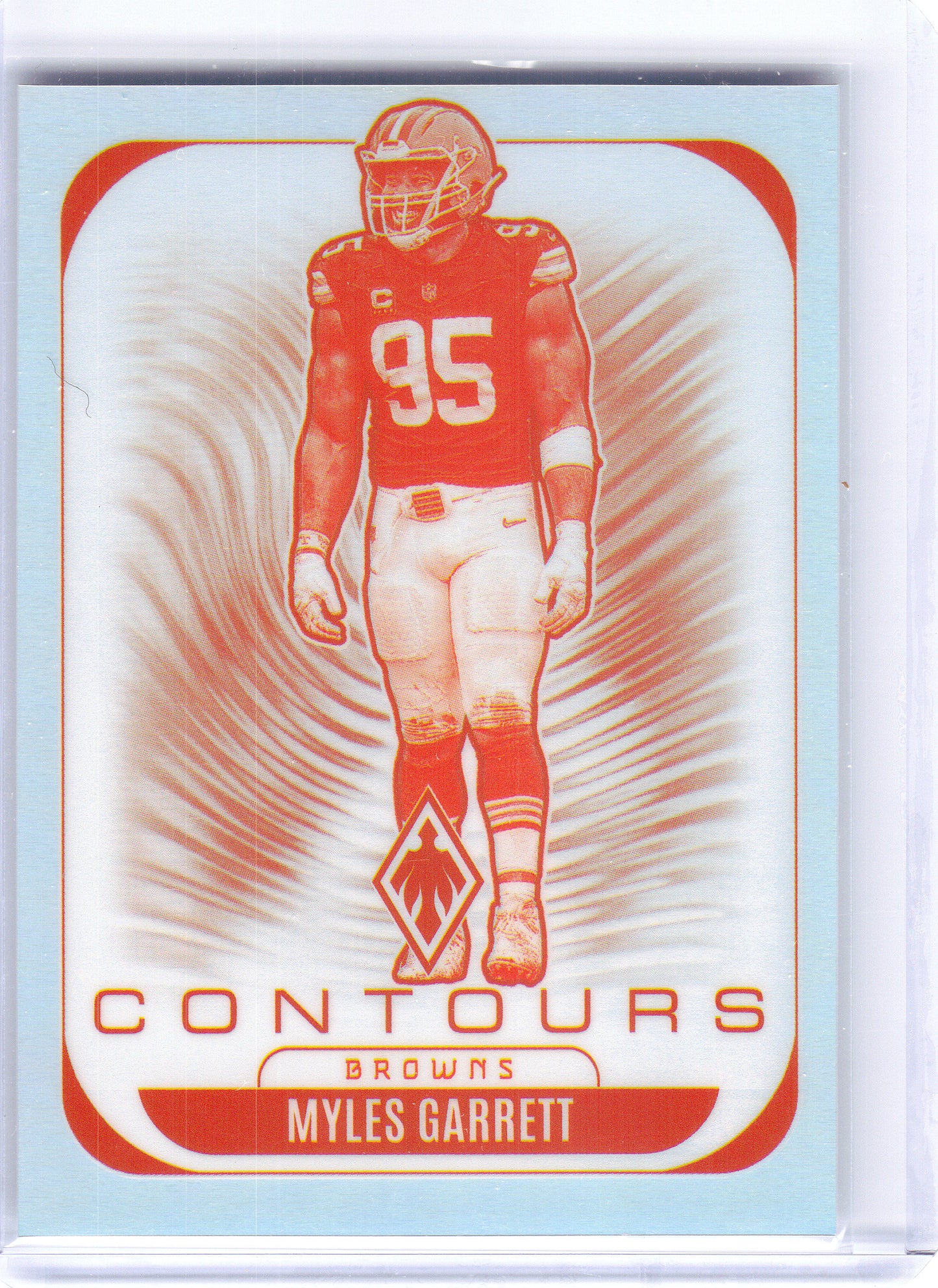 2025 Panini Phoenix #8 Myles Garrett Contours Cleveland Browns