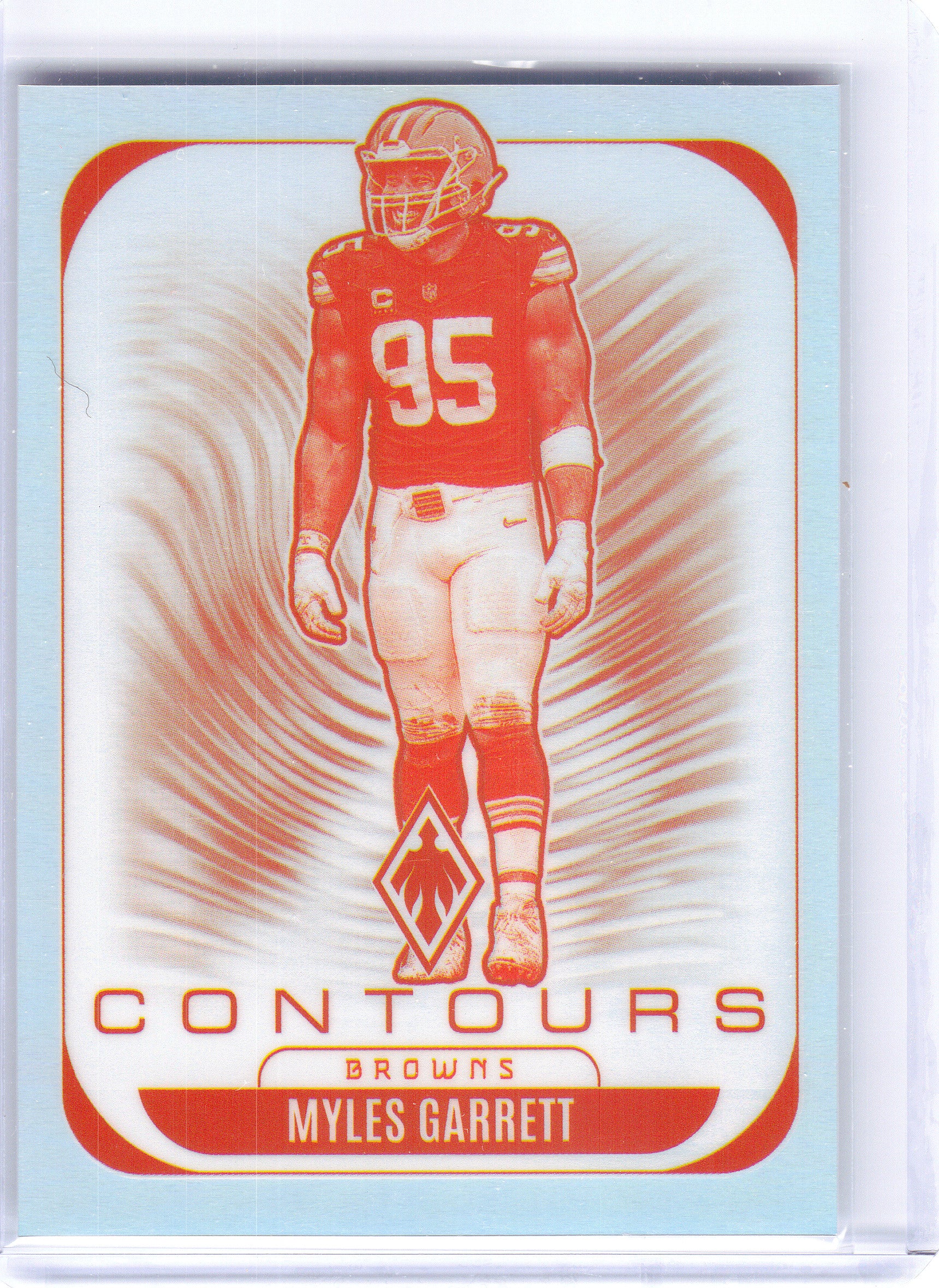 2025 Panini Phoenix #8 Myles Garrett Contours Cleveland Browns