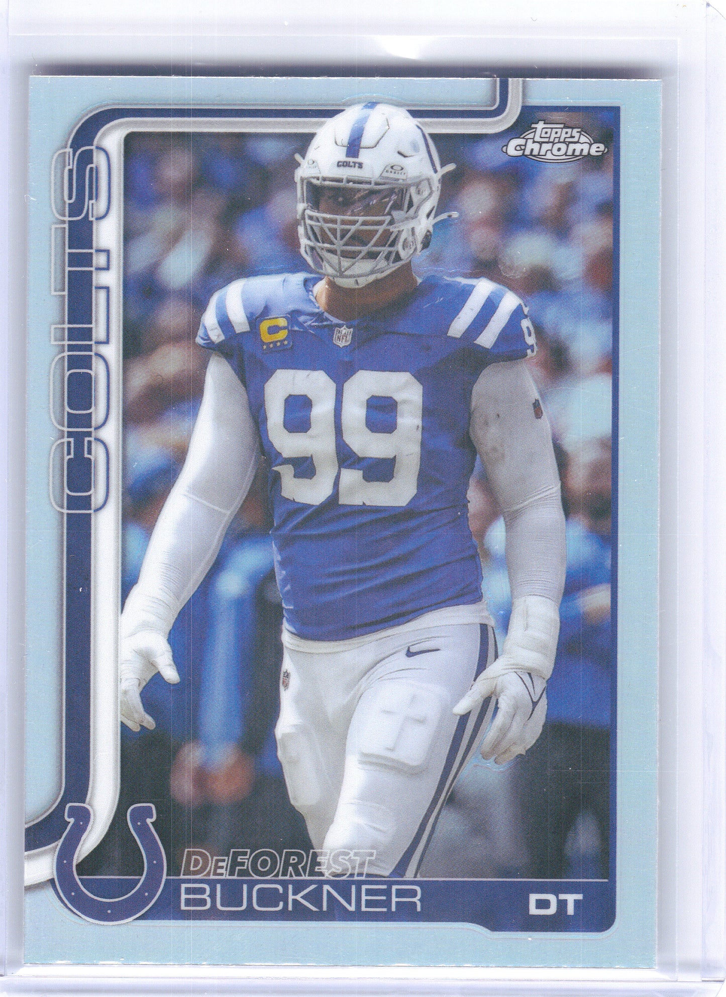 2025 Topps Chrome #133 DeForest Buckner Refractor Indianapolis Colts