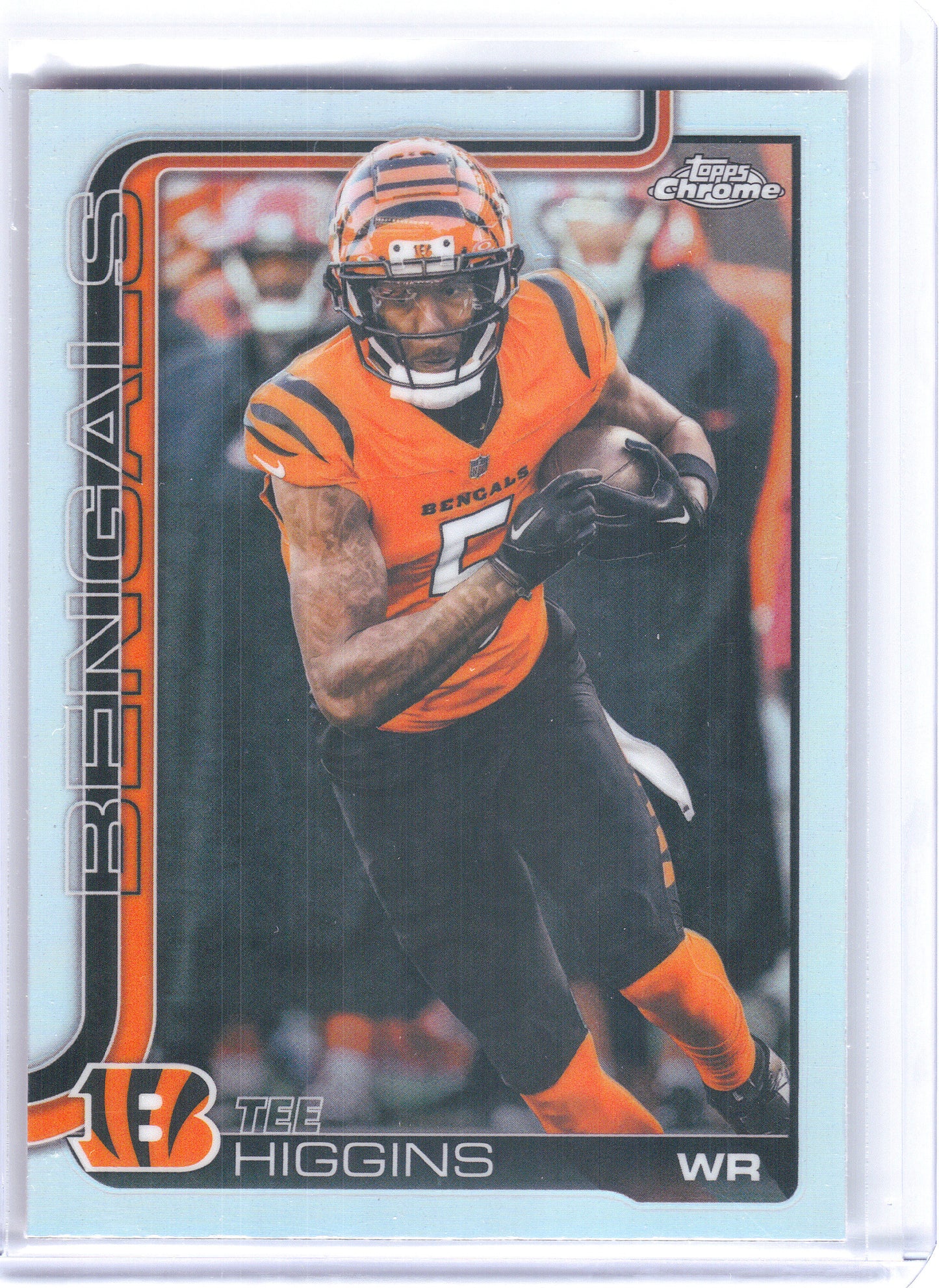 2025 Topps Chrome #59 Tee Higgins Refractor Cincinnati Bengals