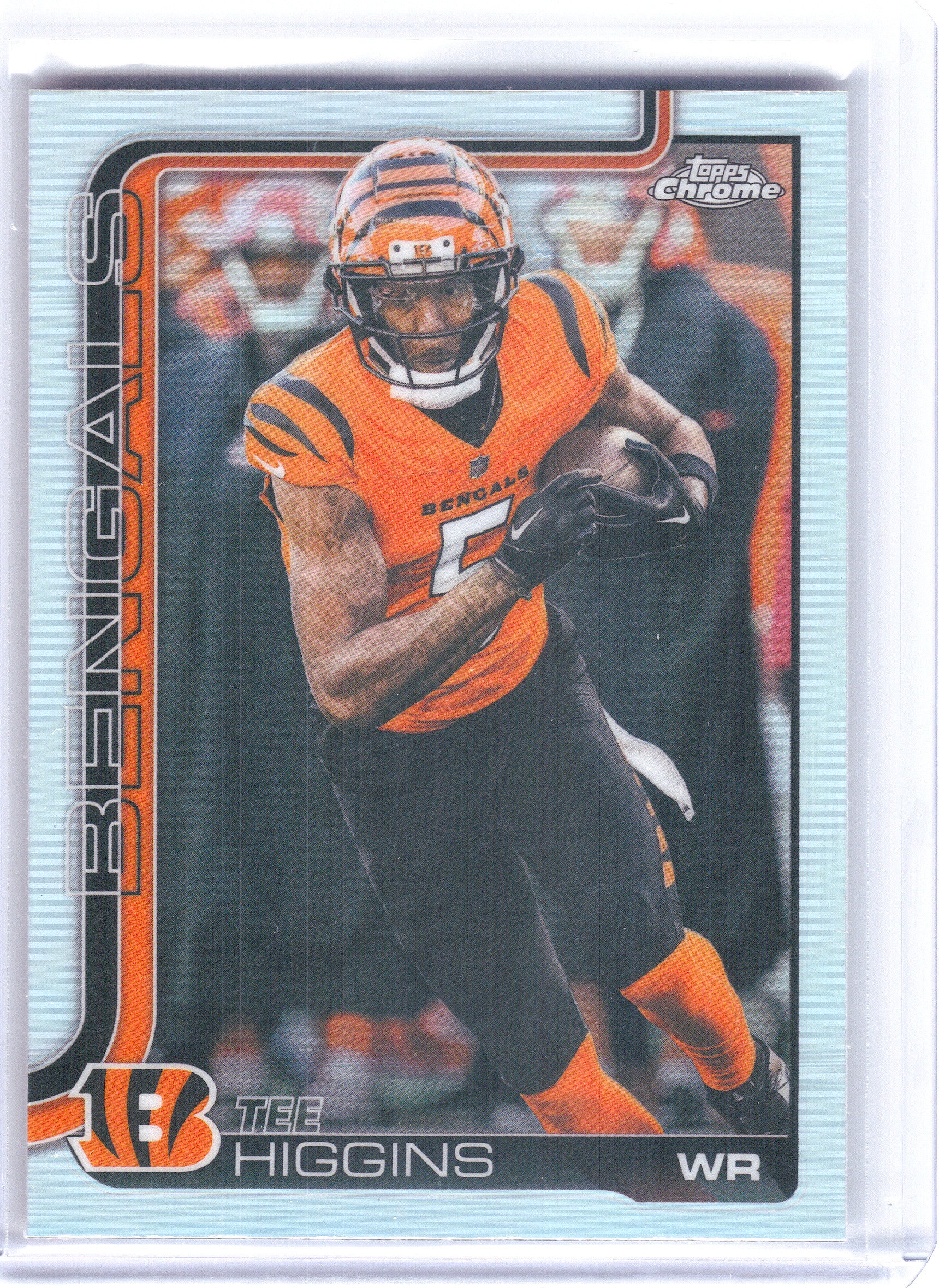 2025 Topps Chrome #59 Tee Higgins Refractor Cincinnati Bengals
